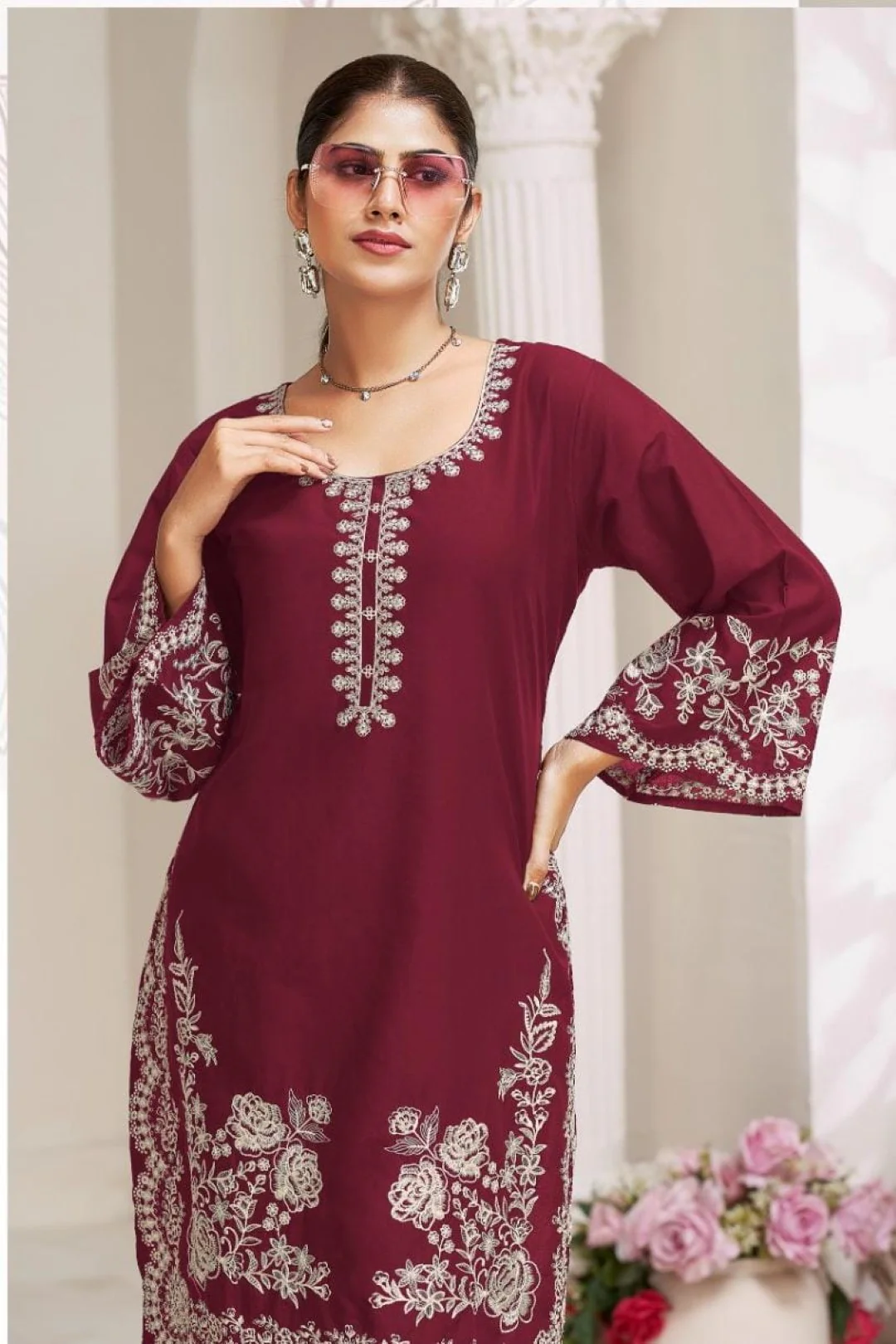 Akon jam embroidery co-ord set - Image 4
