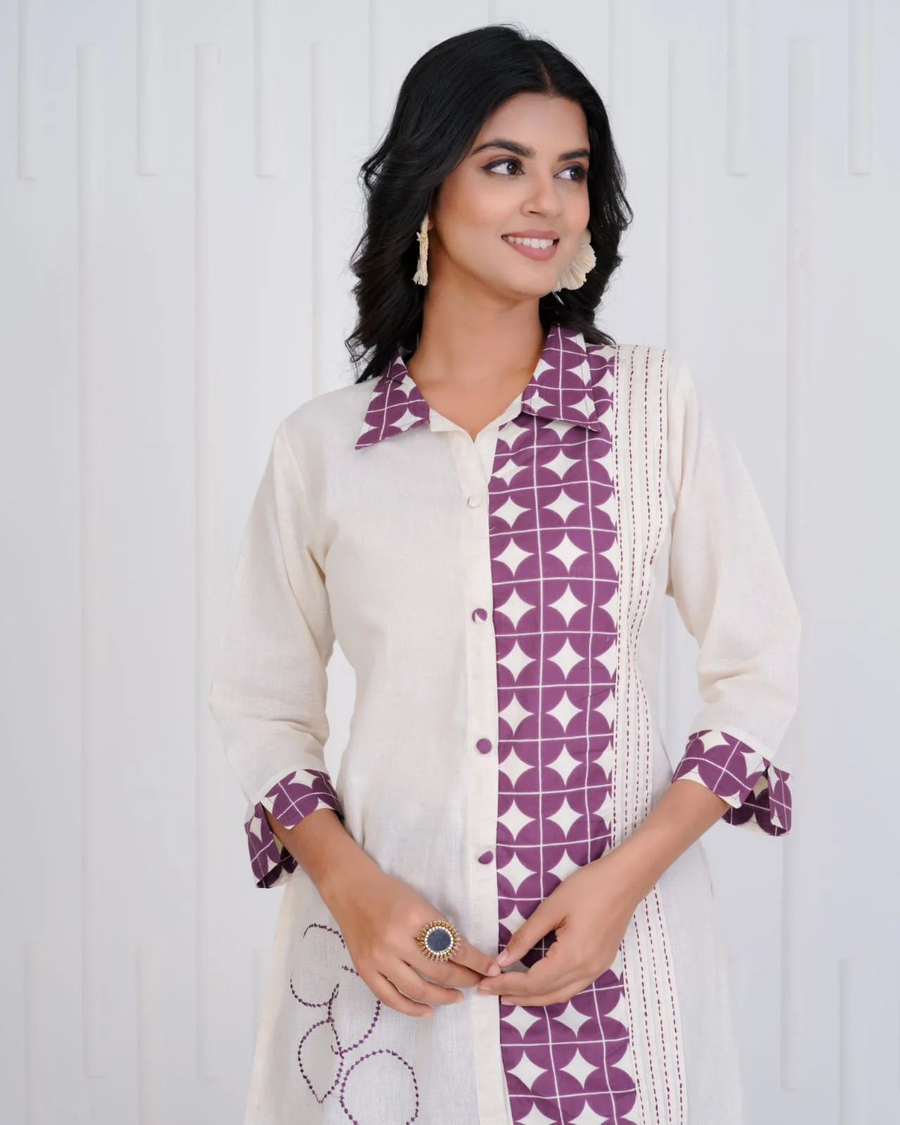 Vibha Raisin Printed Co-ord Set - Image 12