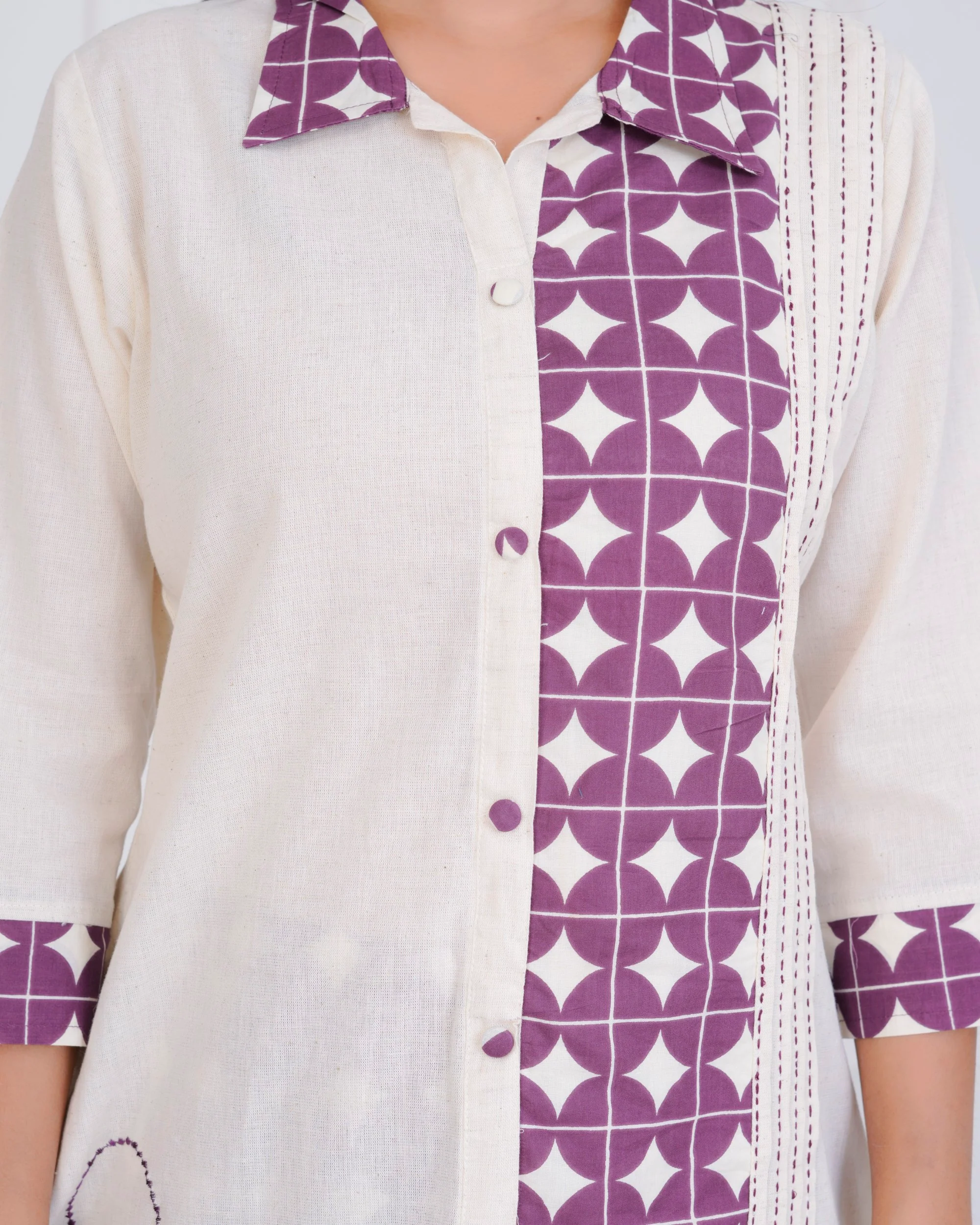 Vibha Raisin Printed Co-ord Set - Image 20