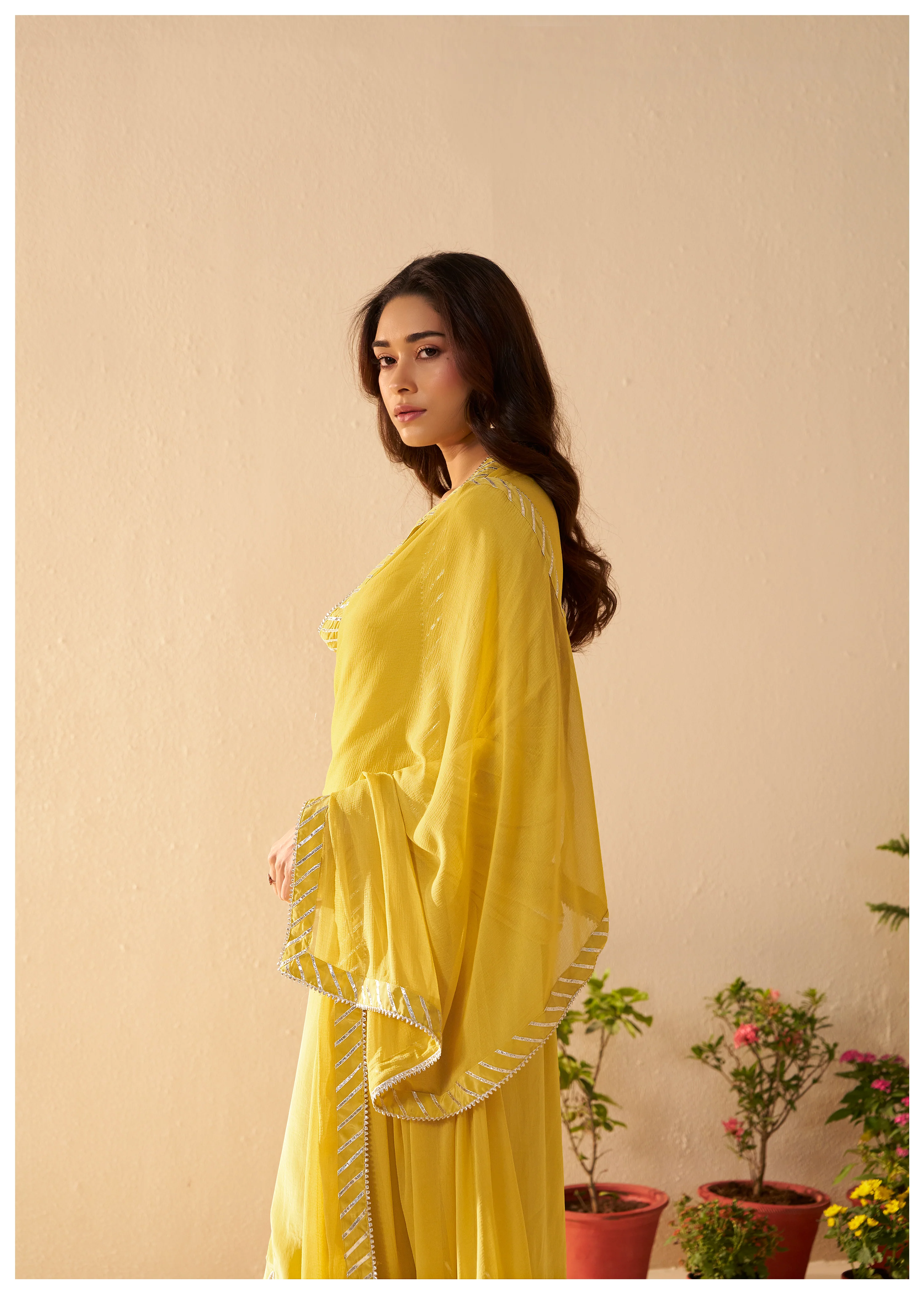 Albeli Lemon Applique work Premium suit set - Image 8