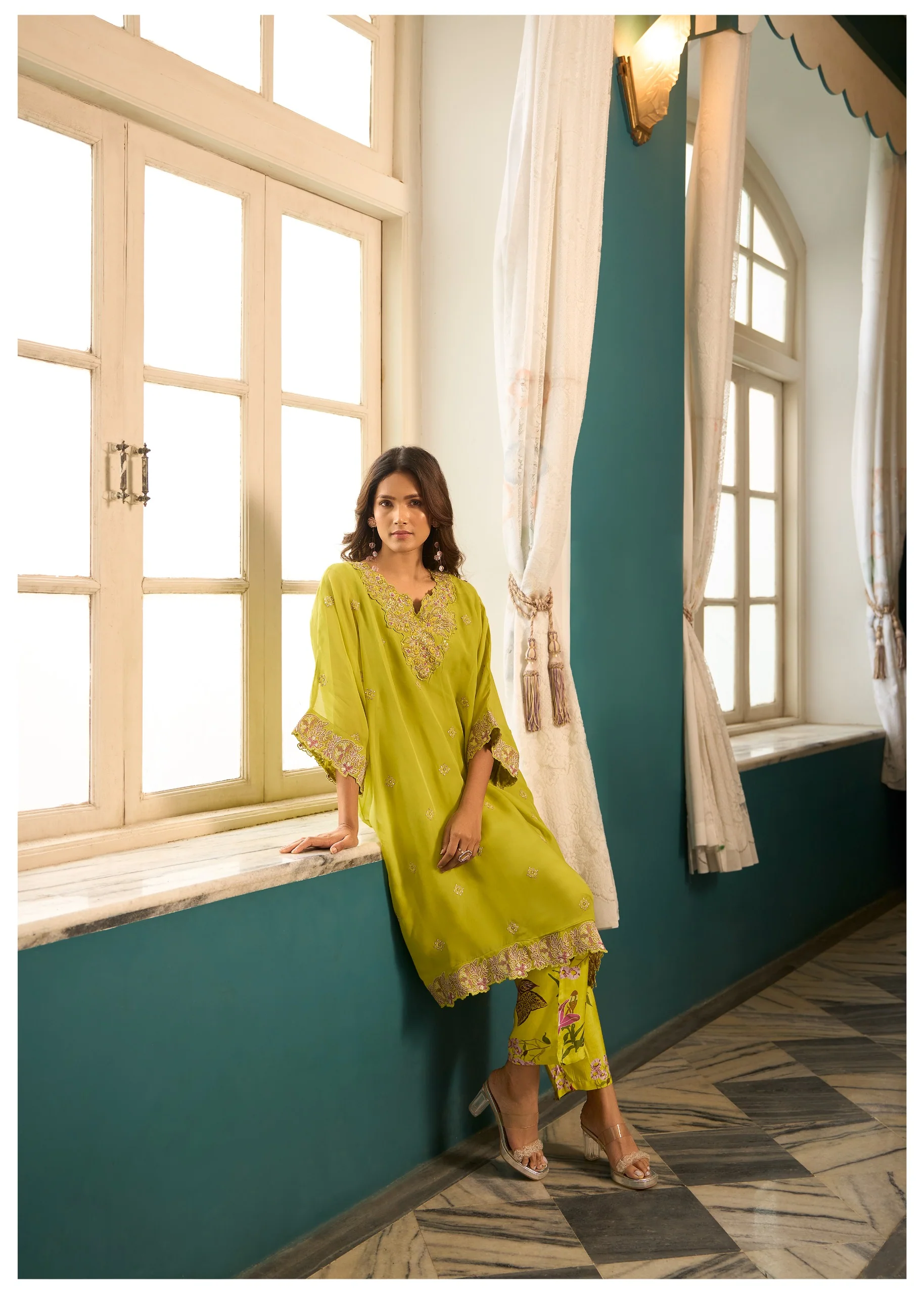 Aster Fern Premium fusion wear Co-ord set - Image 4