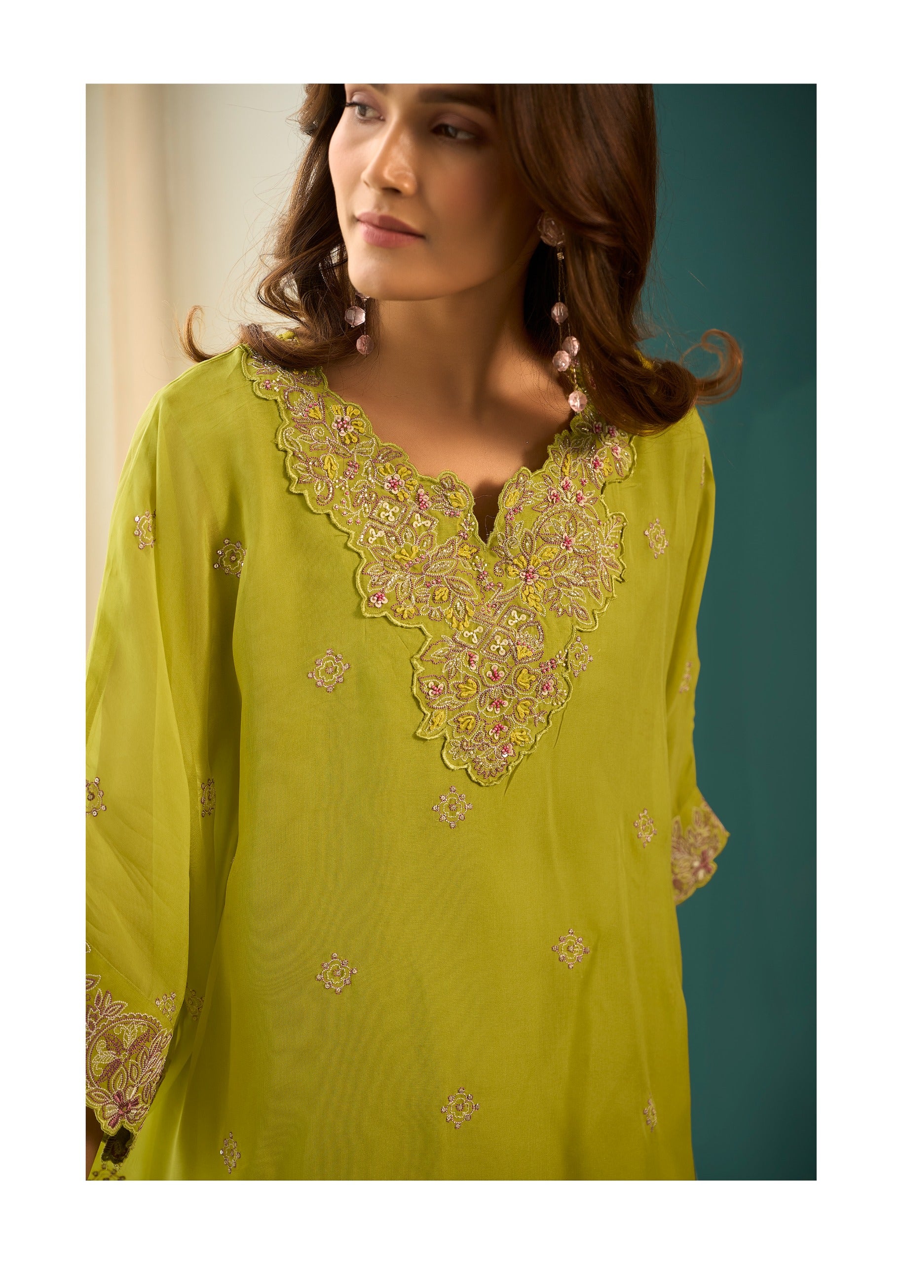 Aster Fern Premium fusion wear Co-ord set - Image 5