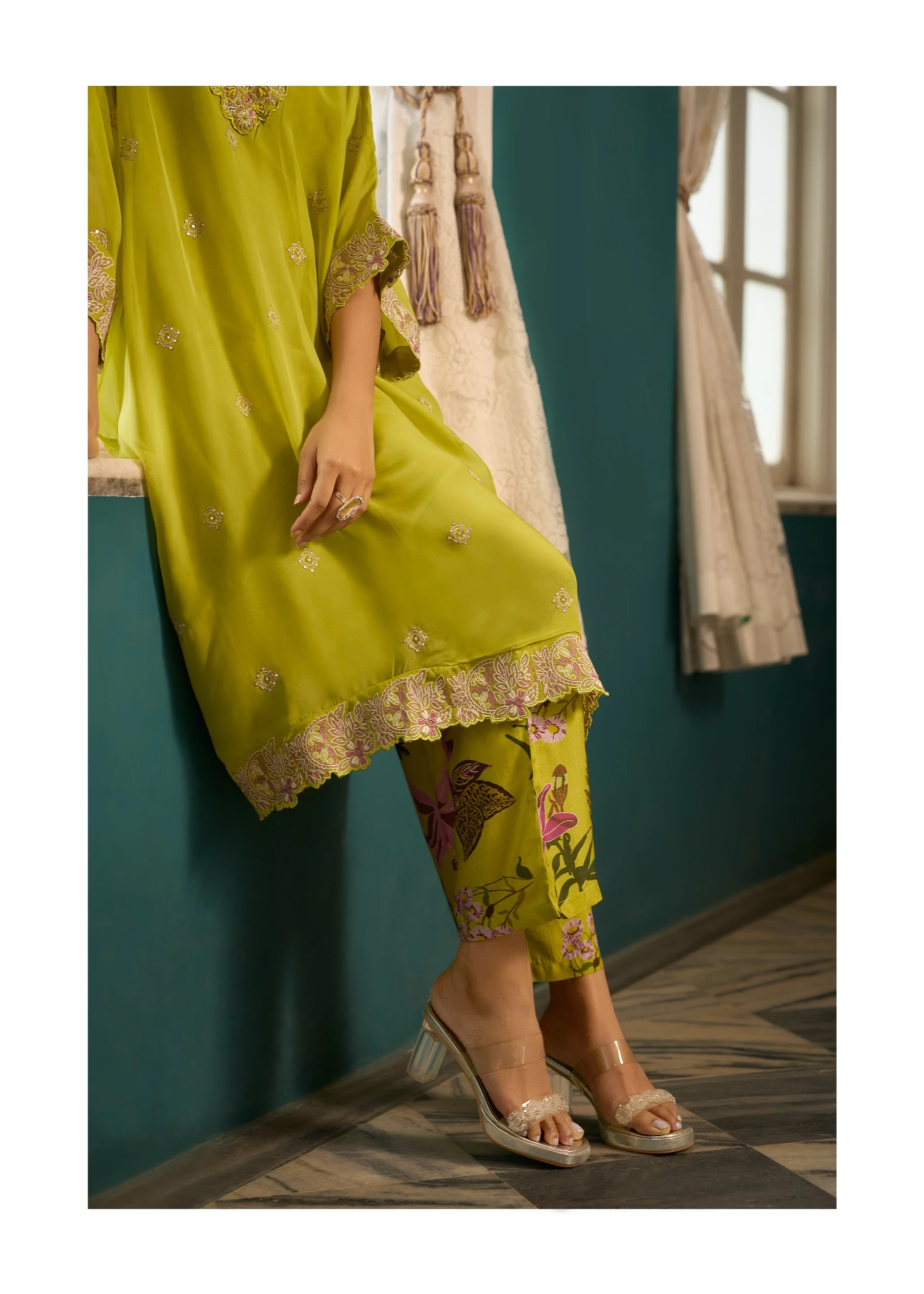 Aster Fern Premium fusion wear Co-ord set - Image 7