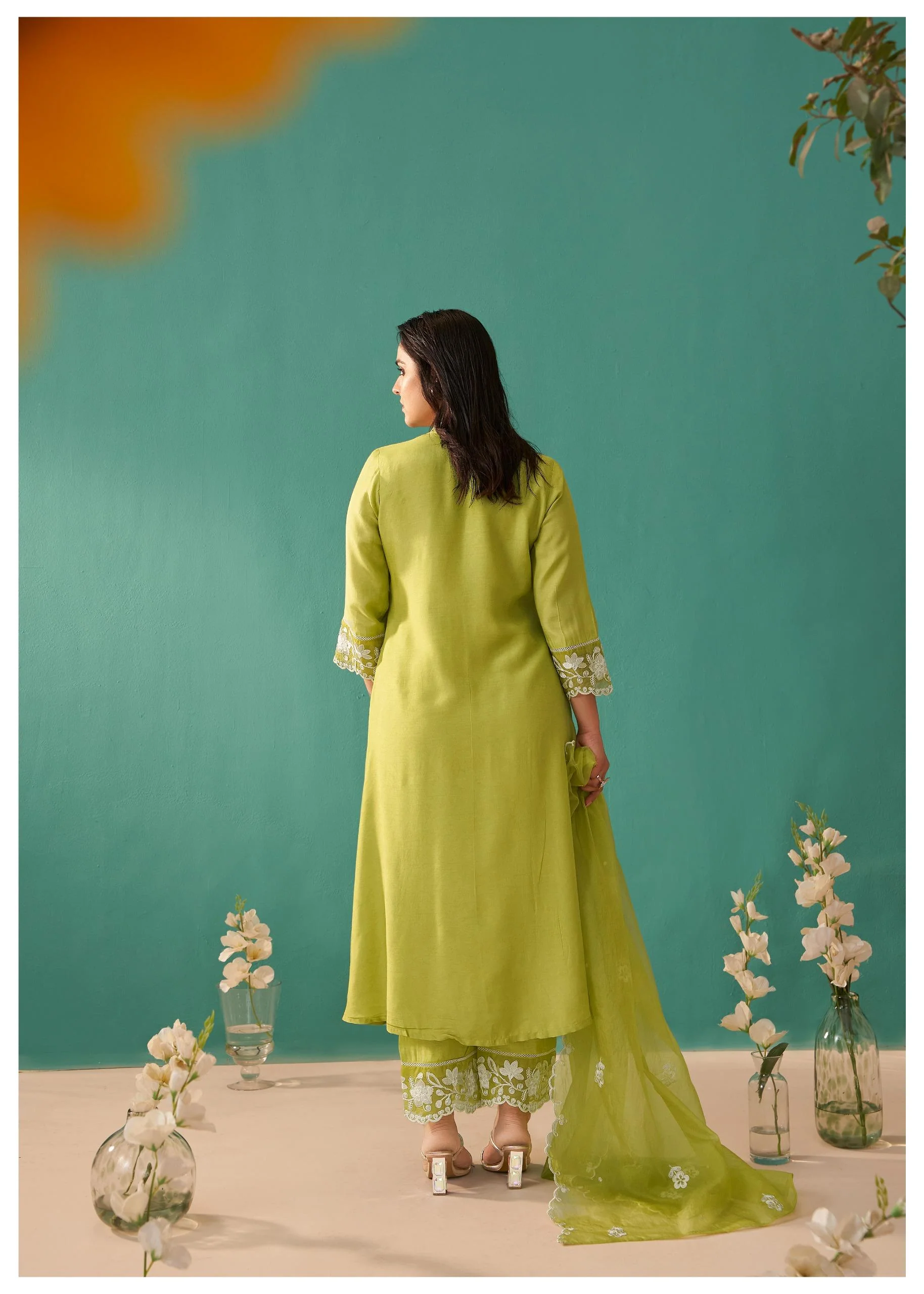 Ira Fern Embroidery Suit Set - Image 3
