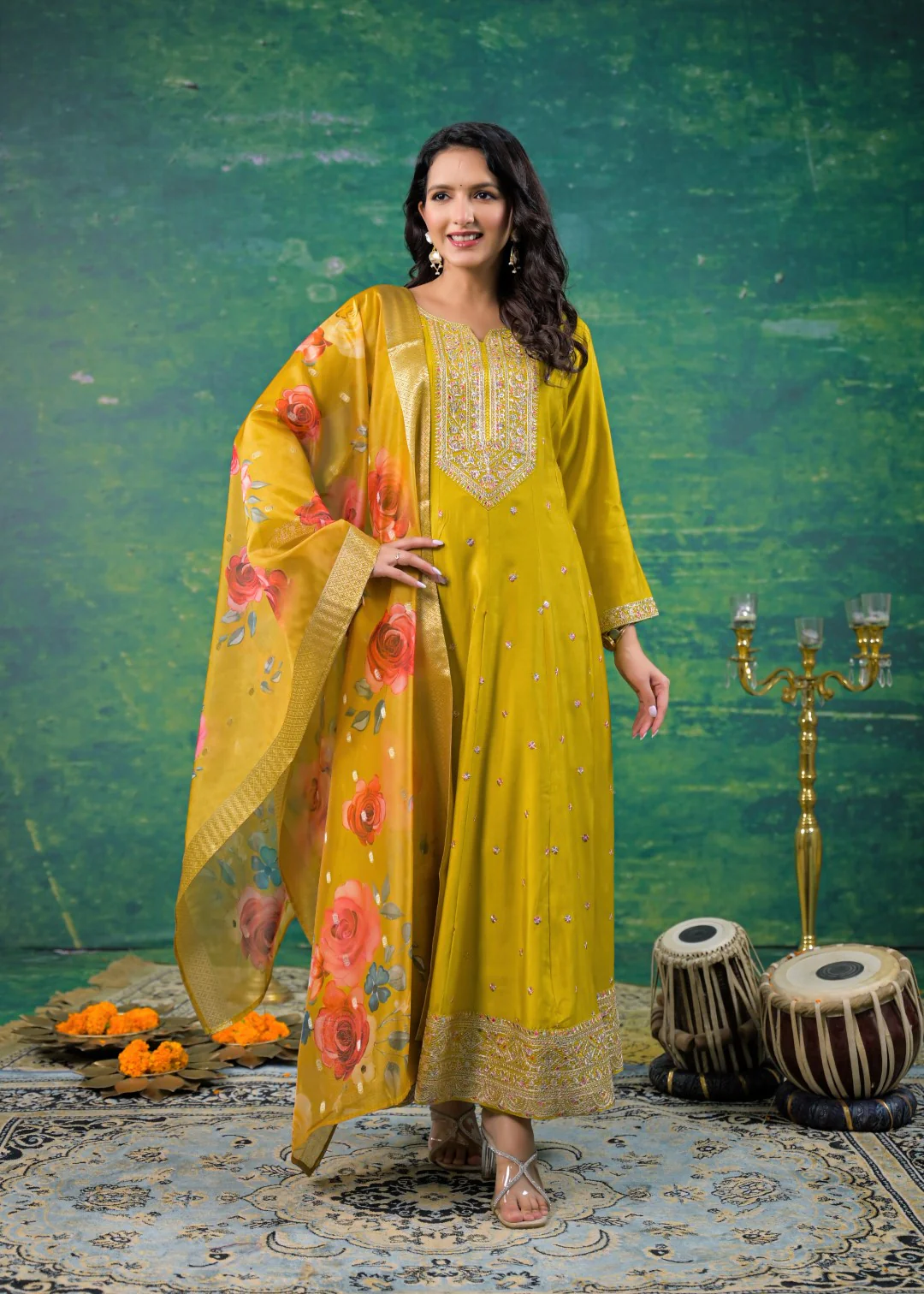 Shanti Amber Full Work Suit Set - Image 5