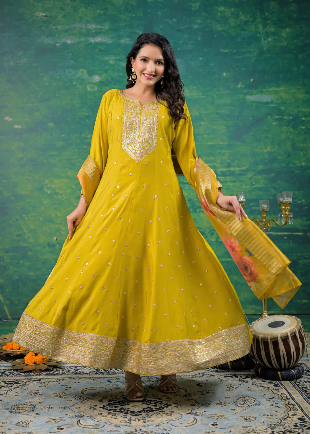 Shanti Amber Full Work Suit Set - Image 6
