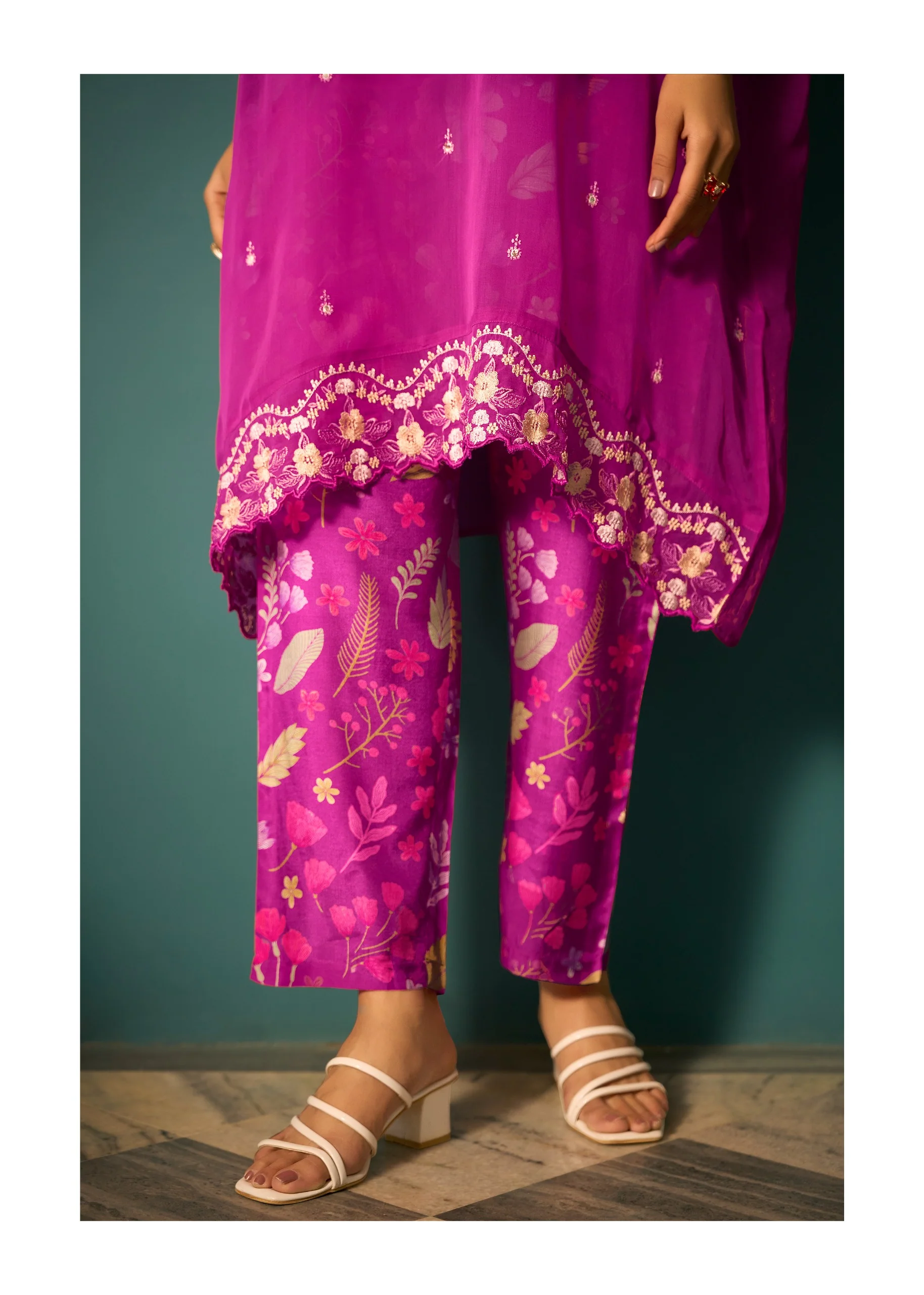 Aster Grape Premium fusion wear Co-ord set - Image 4
