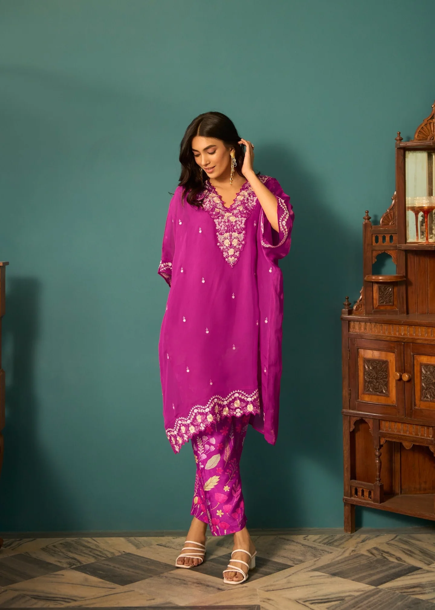 Aster Grape Premium fusion wear Co-ord set - Image 5