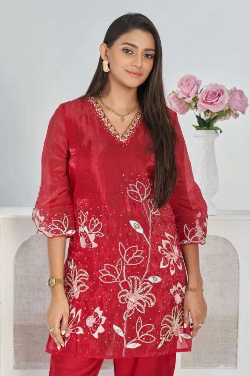 Anumeha vermi full work co-ord set - Image 2