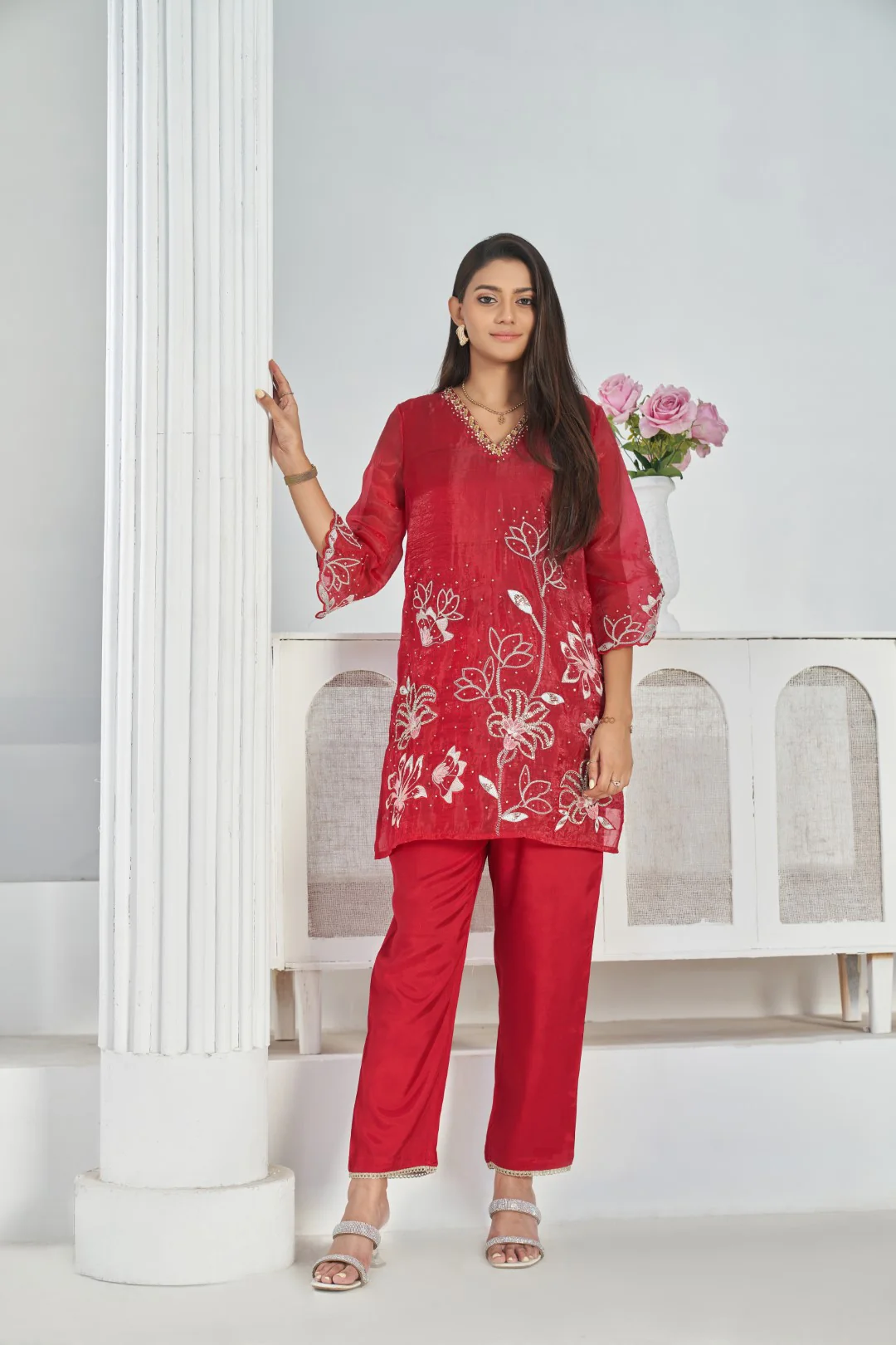Anumeha vermi full work co-ord set - Image 4