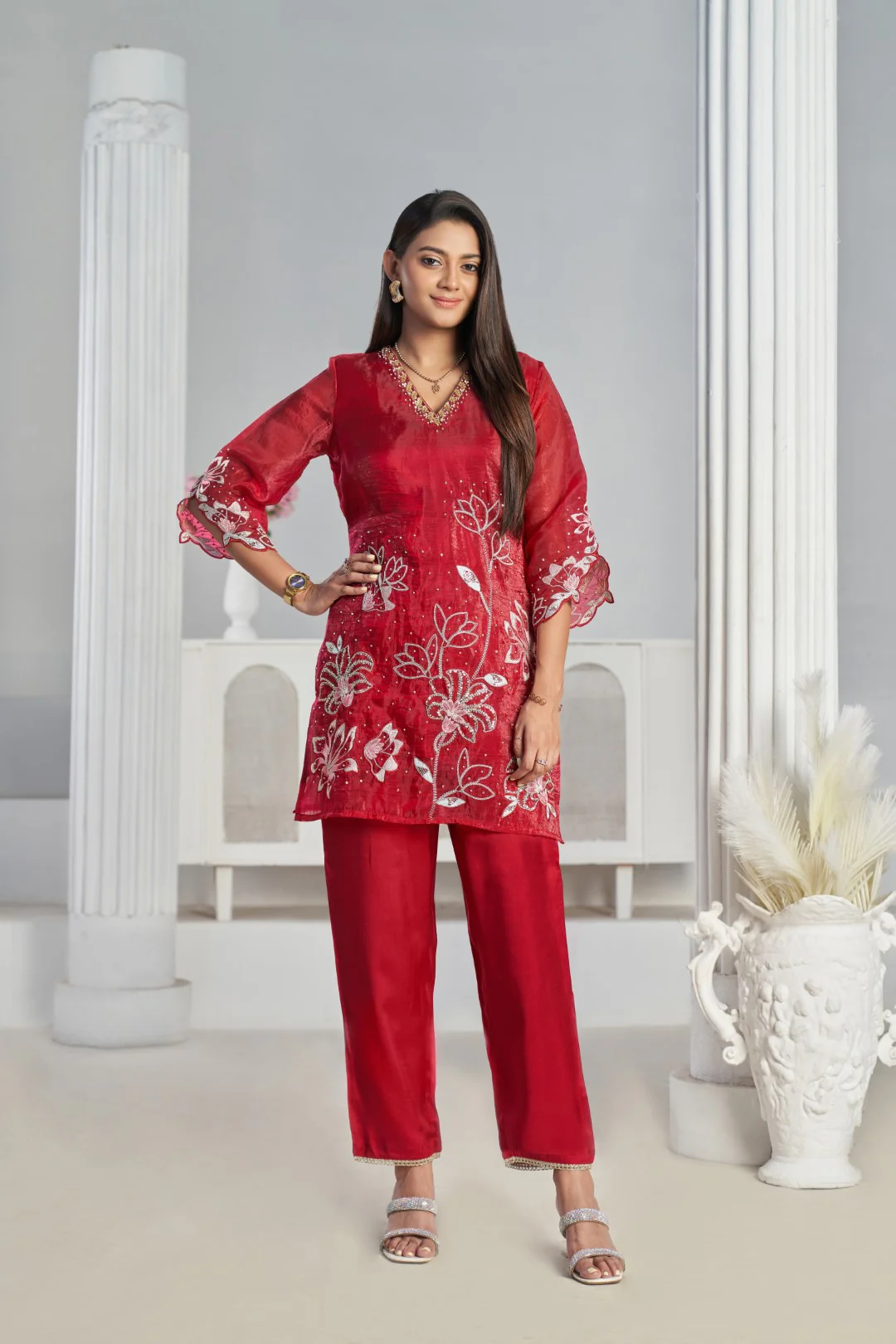 Anumeha vermi full work co-ord set - Image 5
