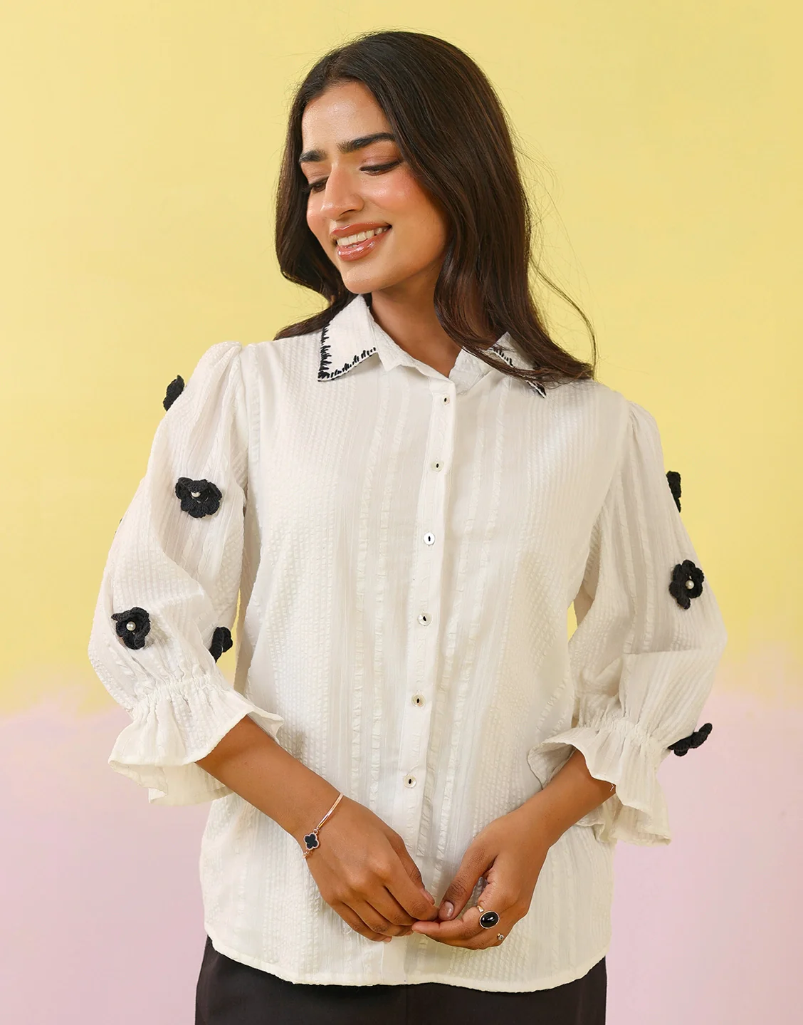 Purna monochrome Cotton Co-ord set - Image 2