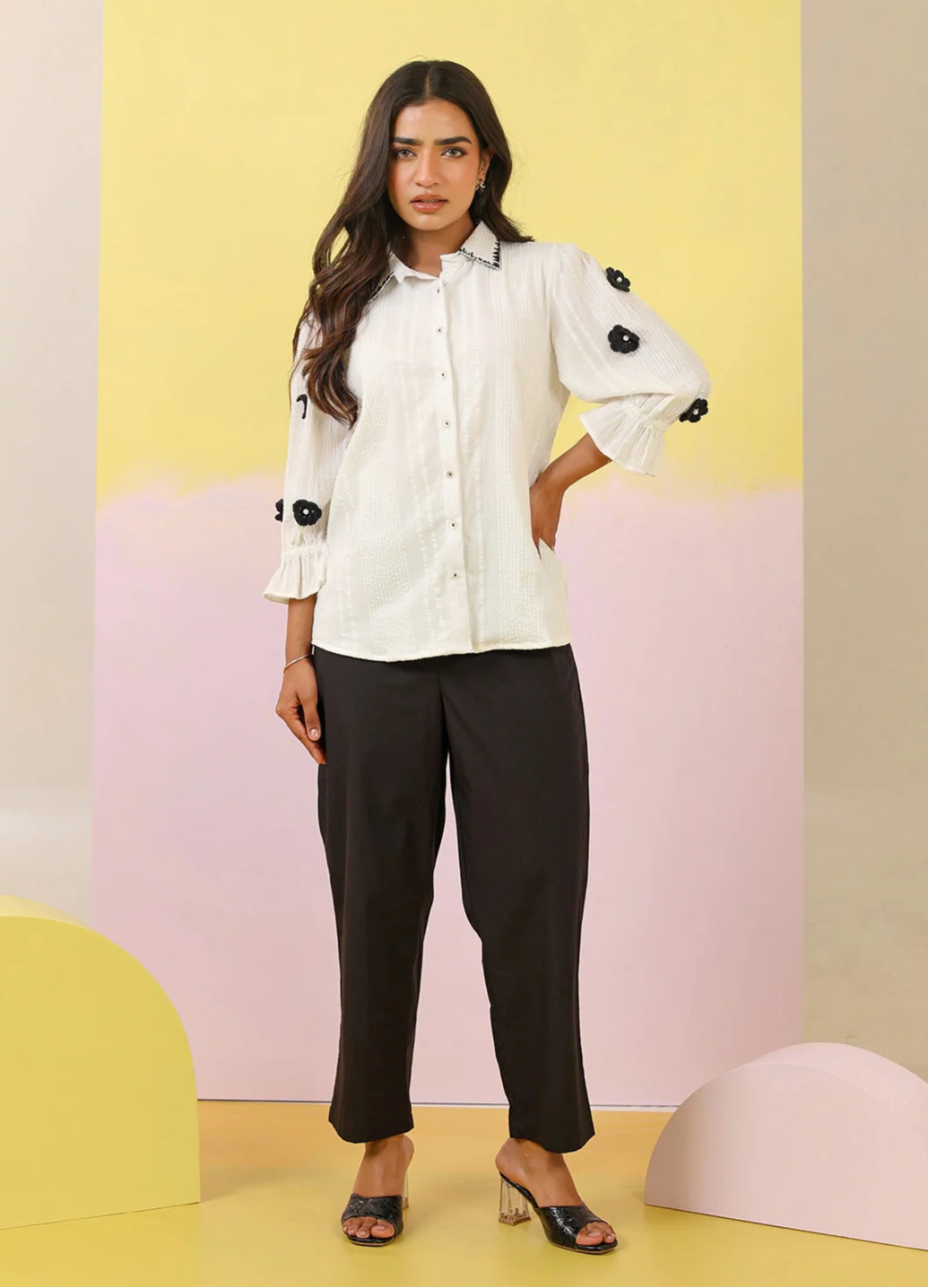 Purna monochrome Cotton Co-ord set - Image 5