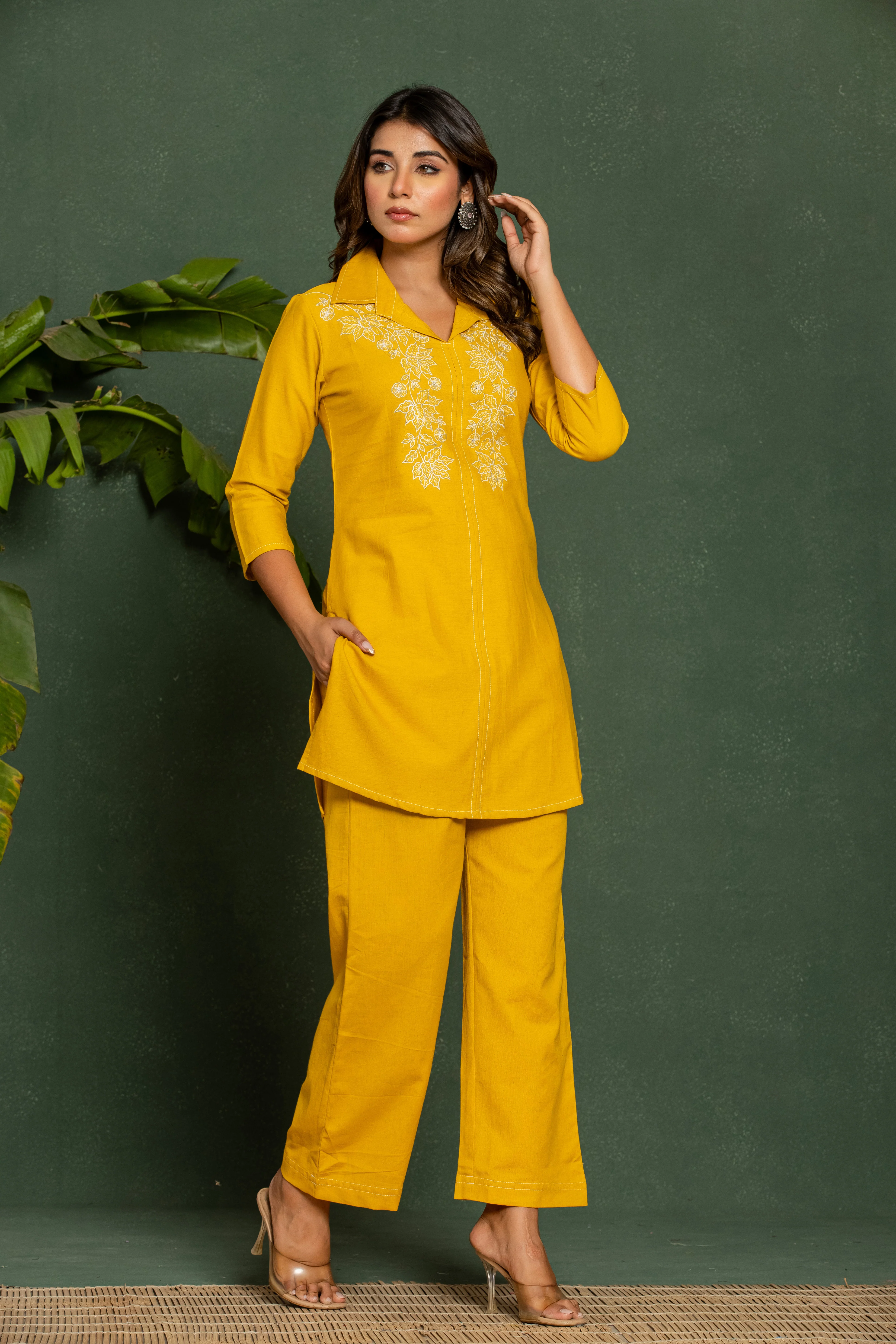 Bhavna Amber Embroidered Co-ord Set - Image 5