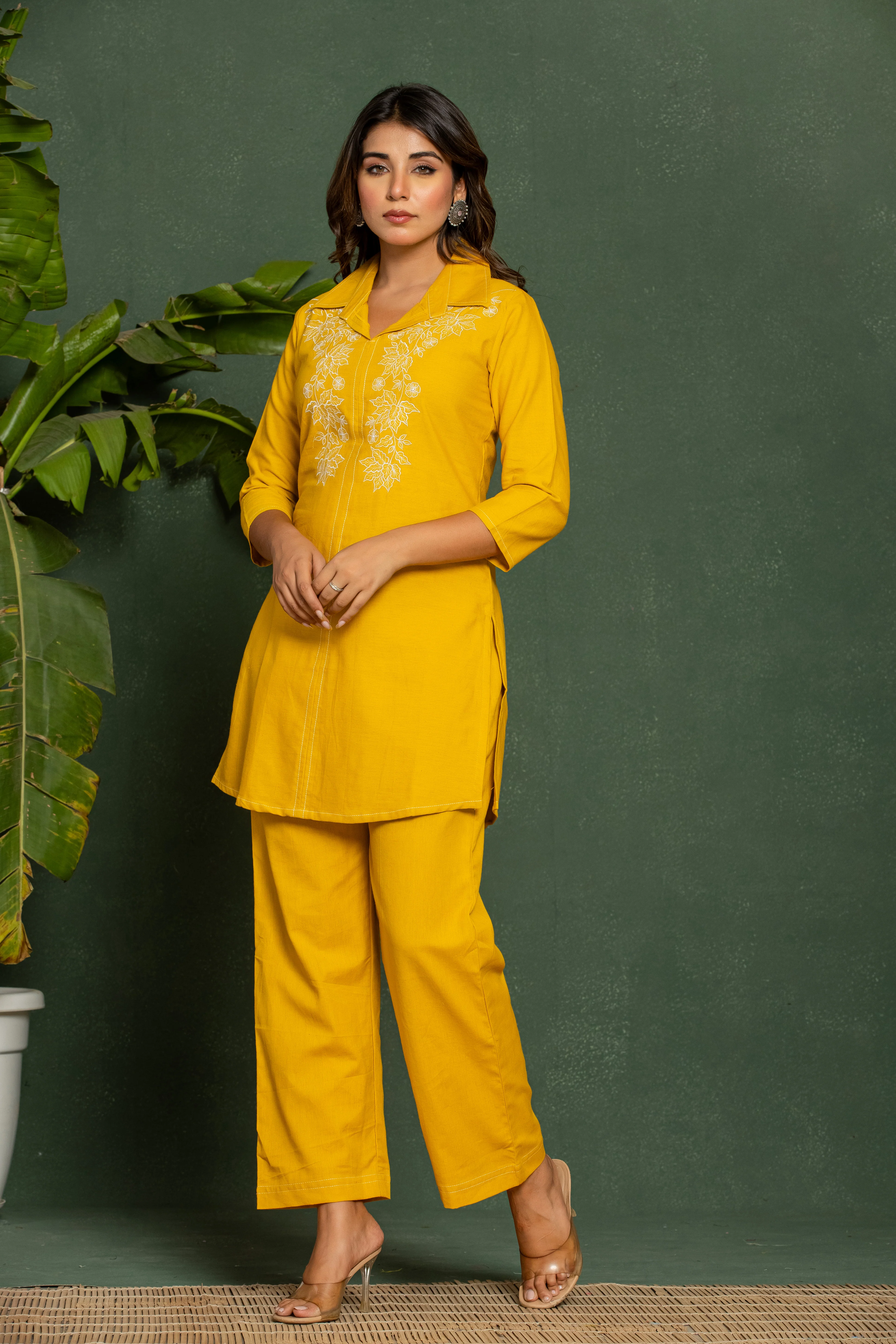 Bhavna Amber Embroidered Co-ord Set - Image 6