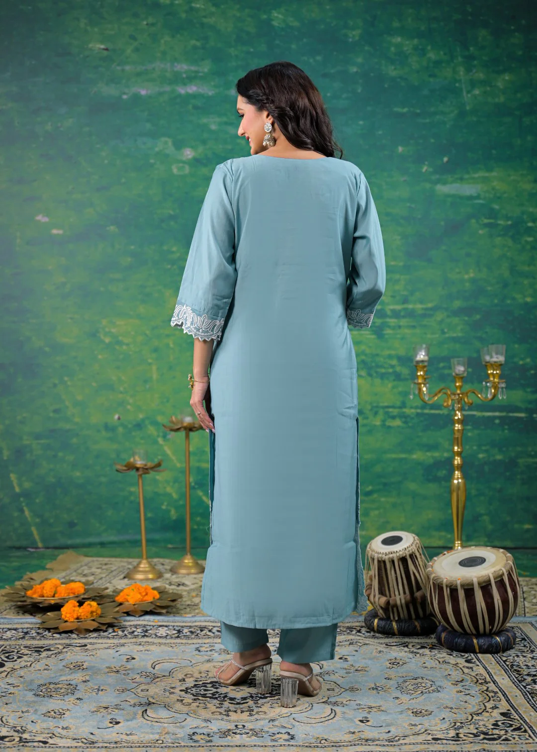 Morni Glacier Embroidered Suit Set - Image 3