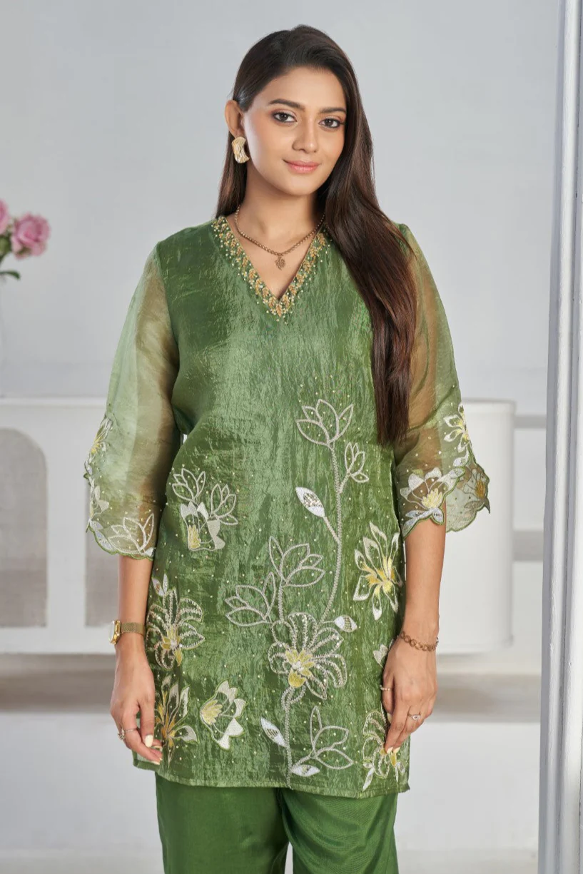 Anumeha Myrtle full work co-ord set - Image 2