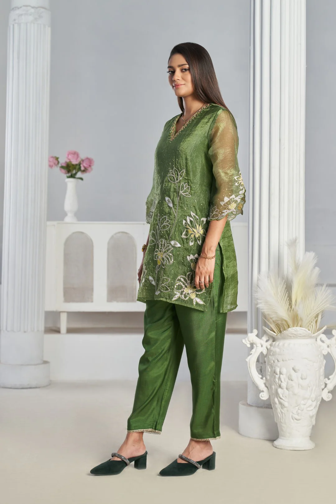 Anumeha Myrtle full work co-ord set - Image 4