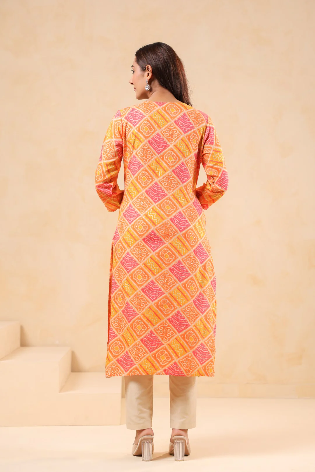 Varisha Mango Printed Work Kurti - Image 3
