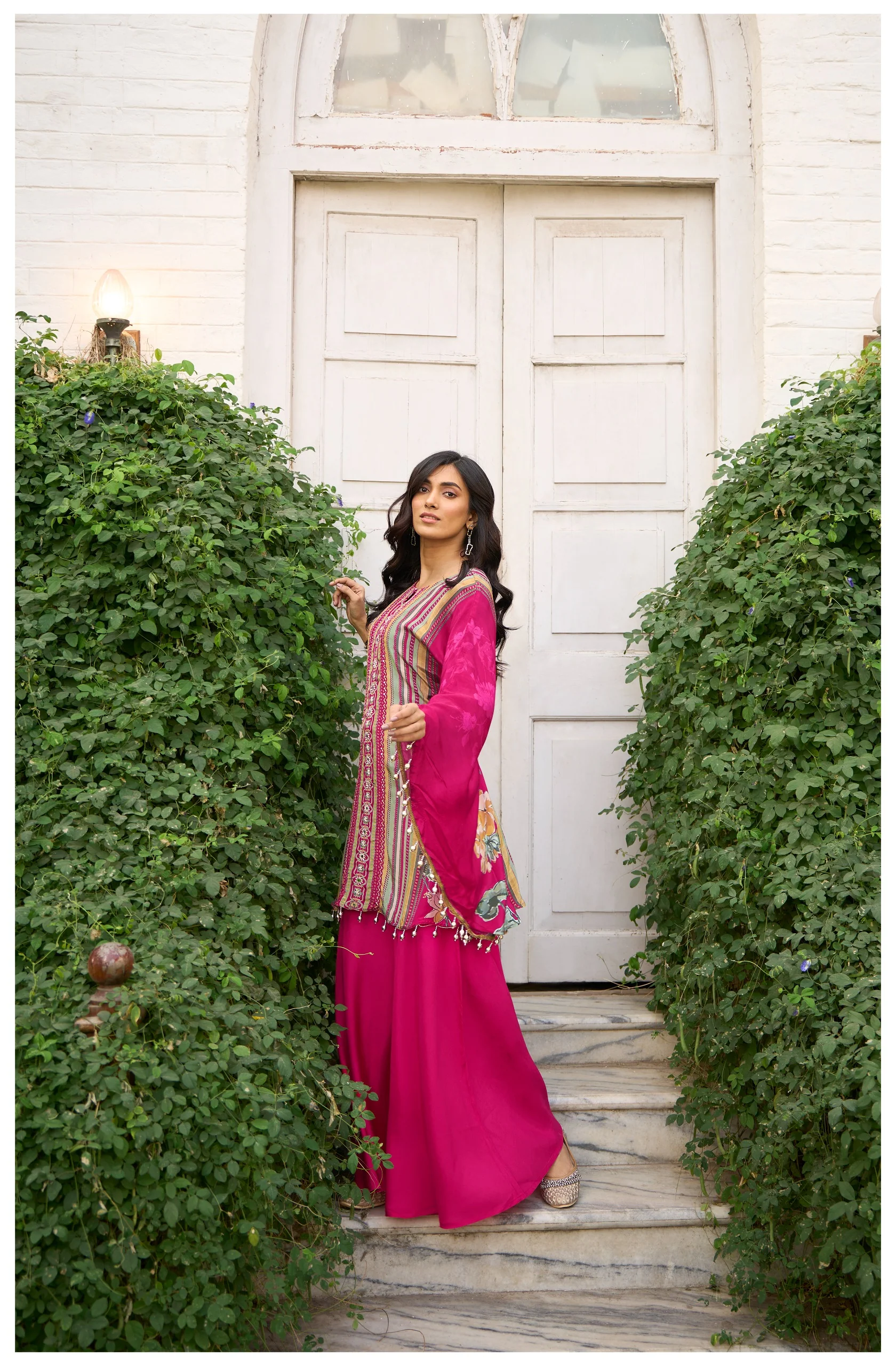 Aster rose premium fusion wear co-ord set - Image 4