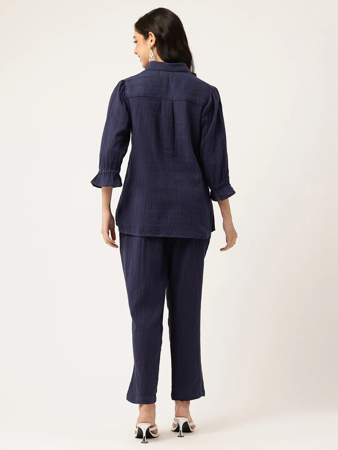 Purna Cadet Embroidery Cotton Co-ord Set - Image 3