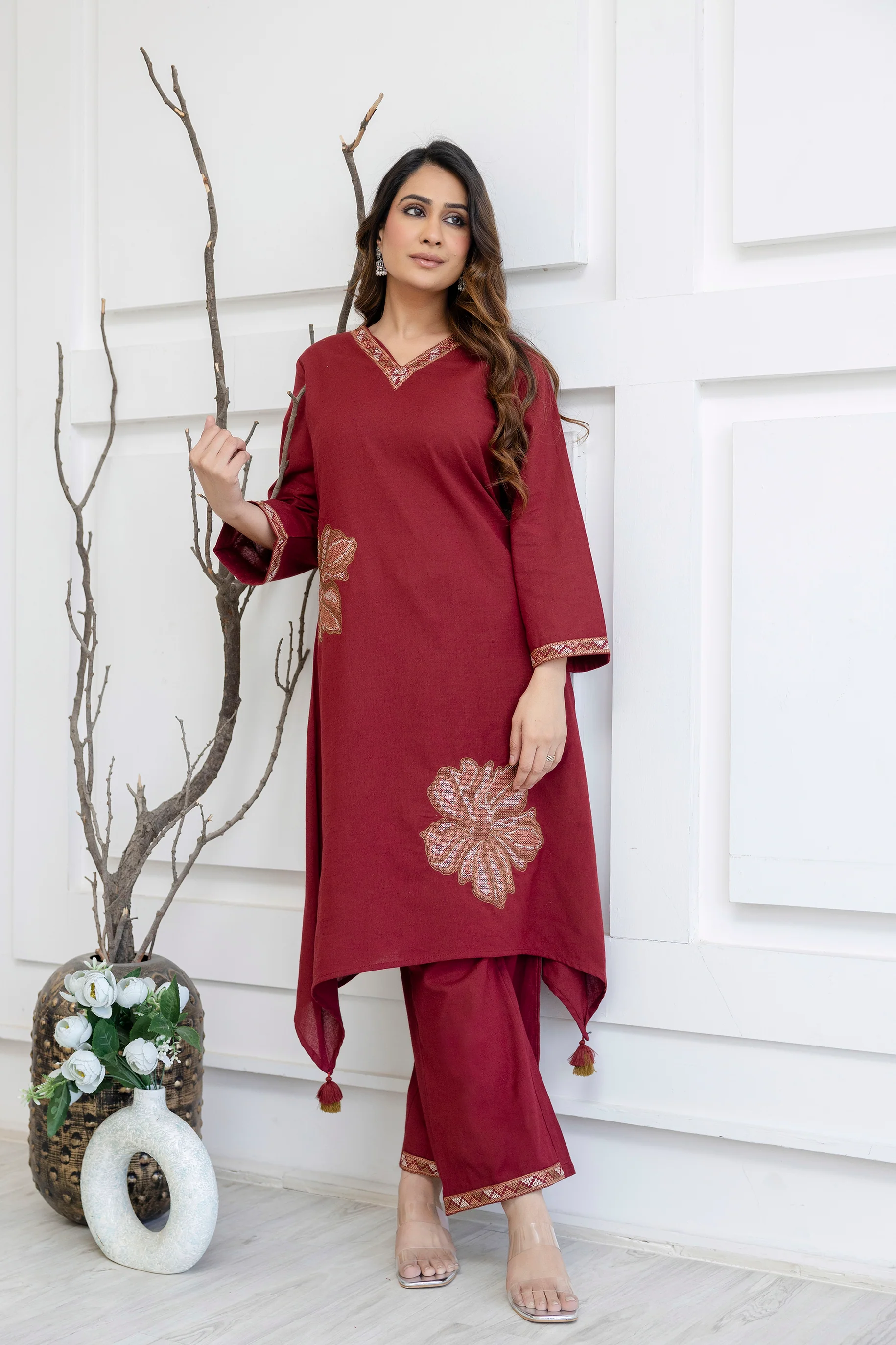 Samiha jam Cotton Co-ord Set - Image 3