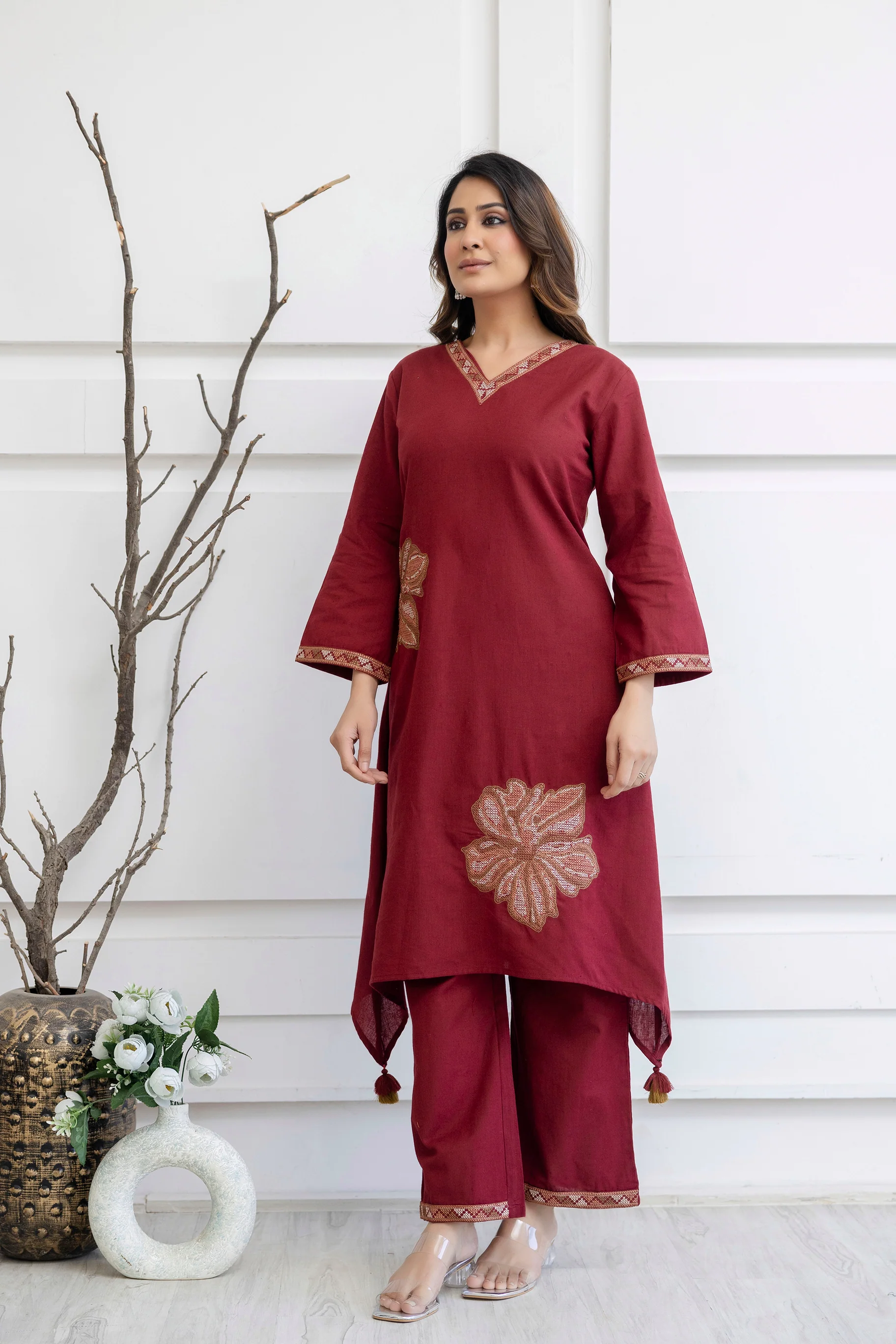 Samiha jam Cotton Co-ord Set - Image 4