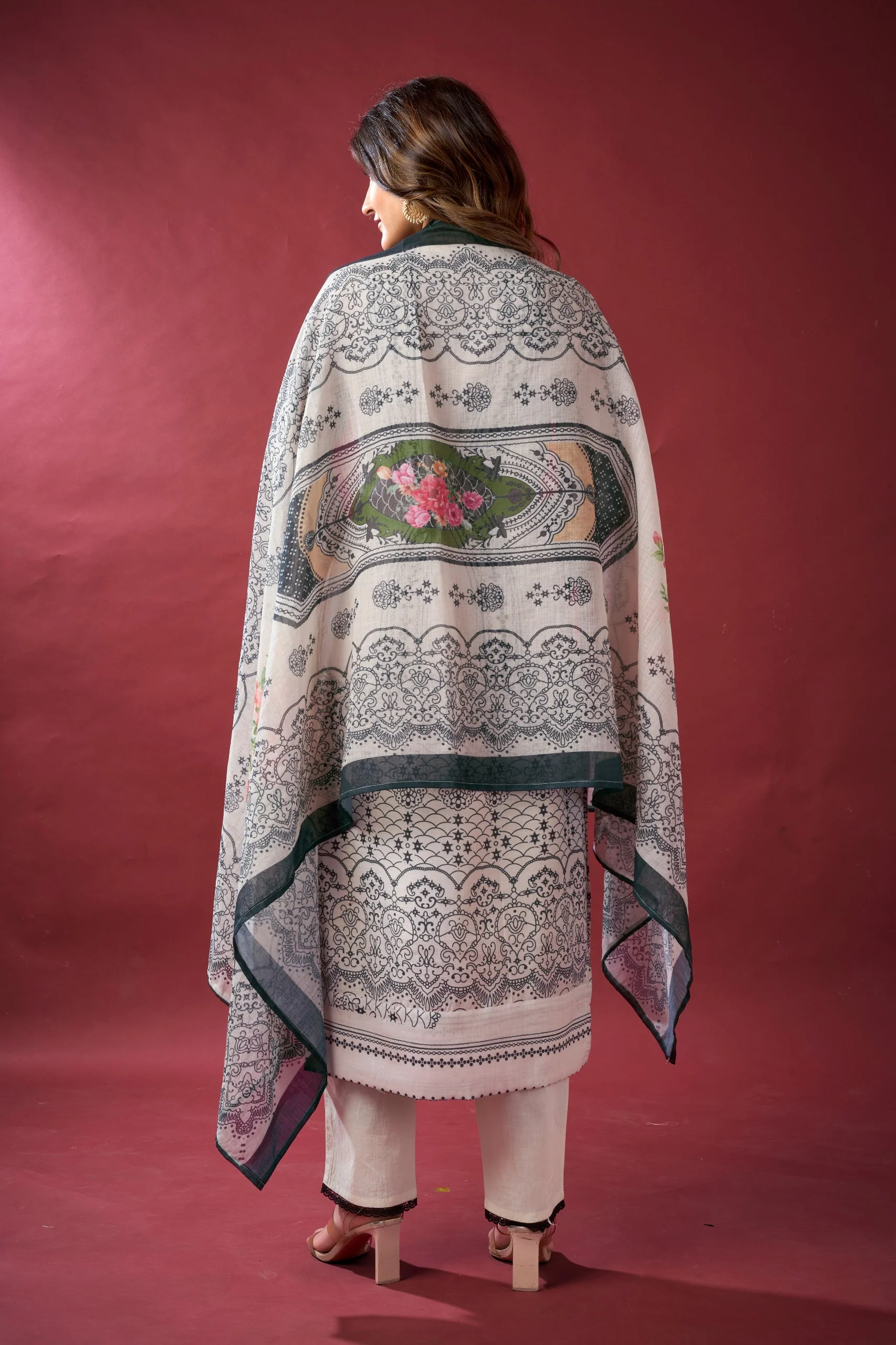 Niladri Mono Lawn Suit Set - Image 9