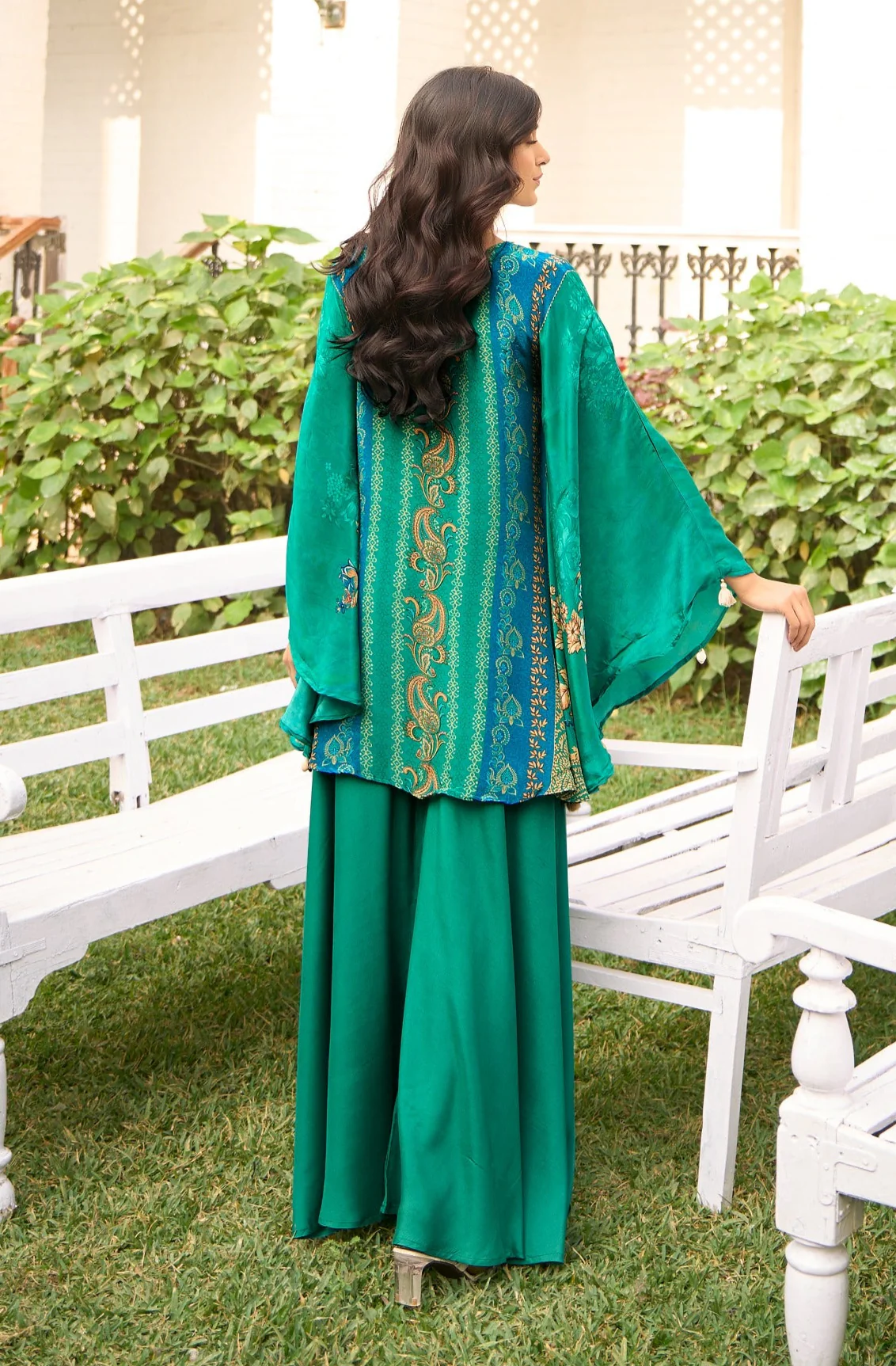 Aster peacock premium fusion co-ord set - Image 3