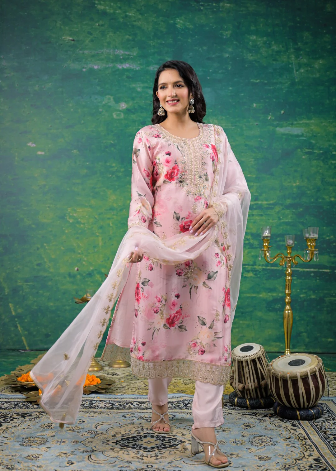 Mahi Thistle Printed Suit Set - Image 5