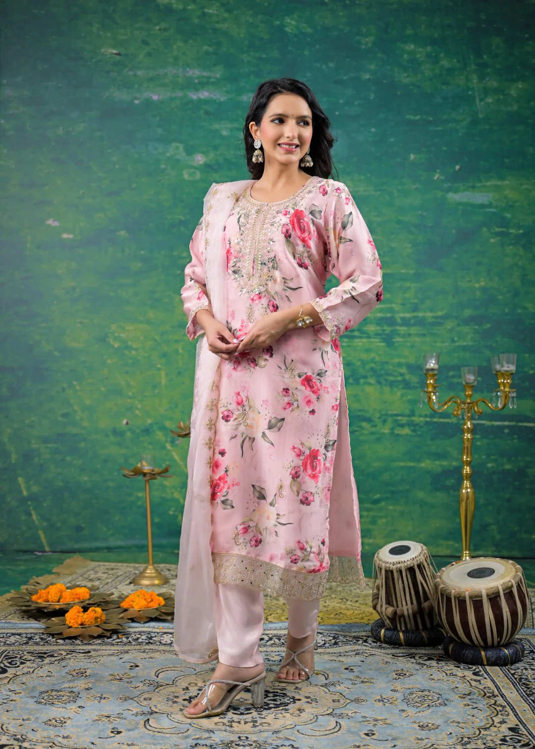 Mahi Thistle Printed Suit Set - Image 6