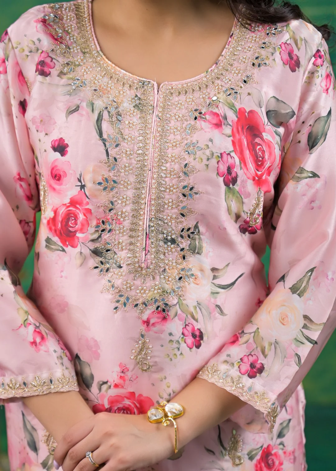 Mahi Thistle Printed Suit Set - Image 7