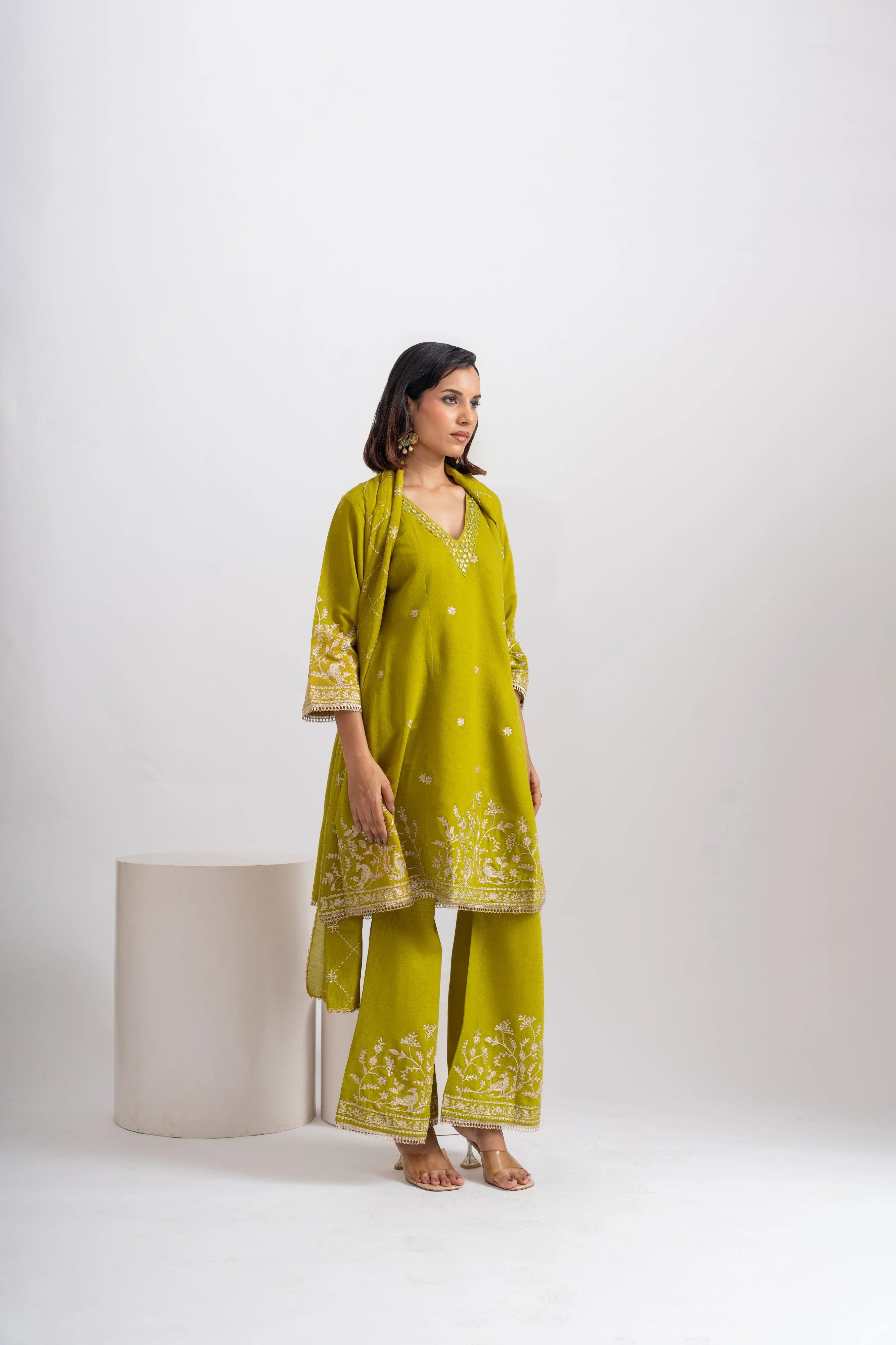 Parikrama Fern Embroidery Suit Set - Image 5