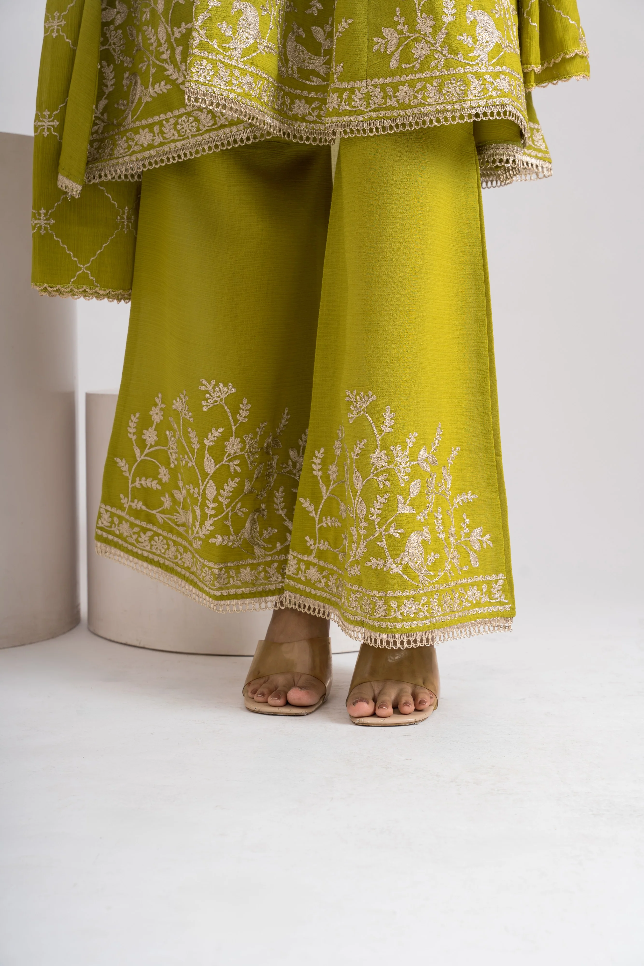 Parikrama Fern Embroidery Suit Set - Image 7