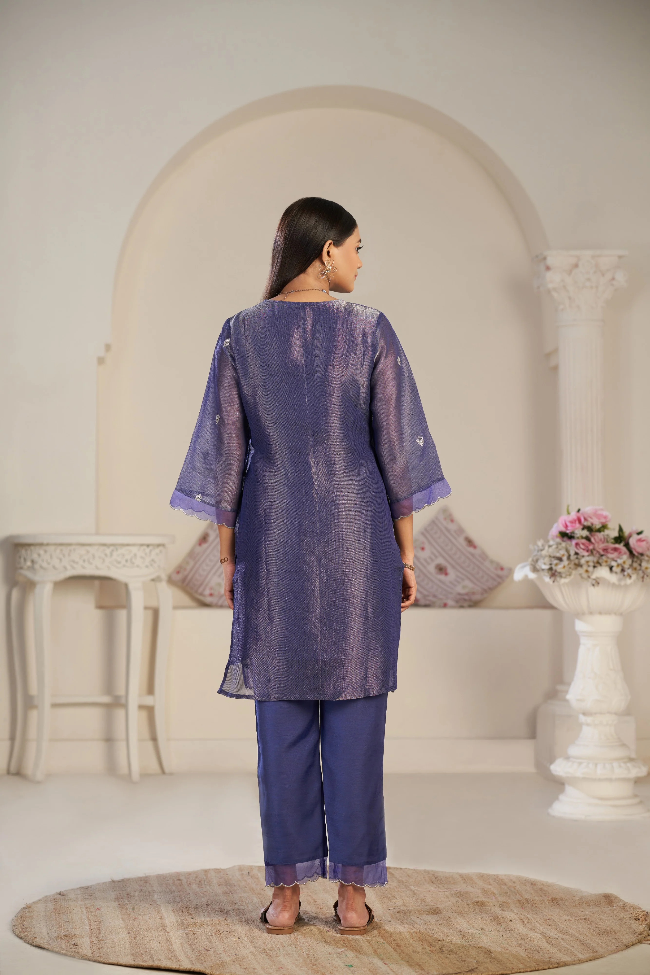 Anumeha thistle work co-ord set - Image 3