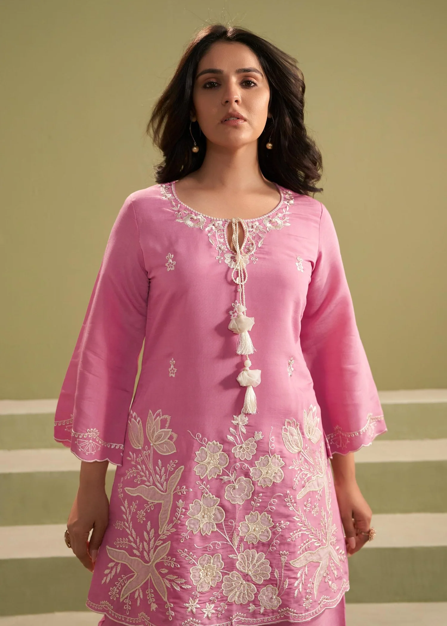 Ira Punch Embroidery Suit set - Image 2