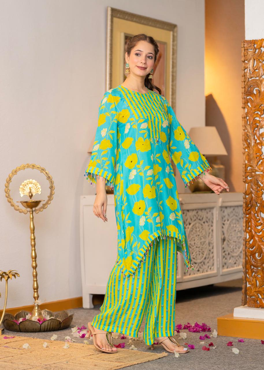 Jayti Kelly Muslin co-ord Set - Image 12