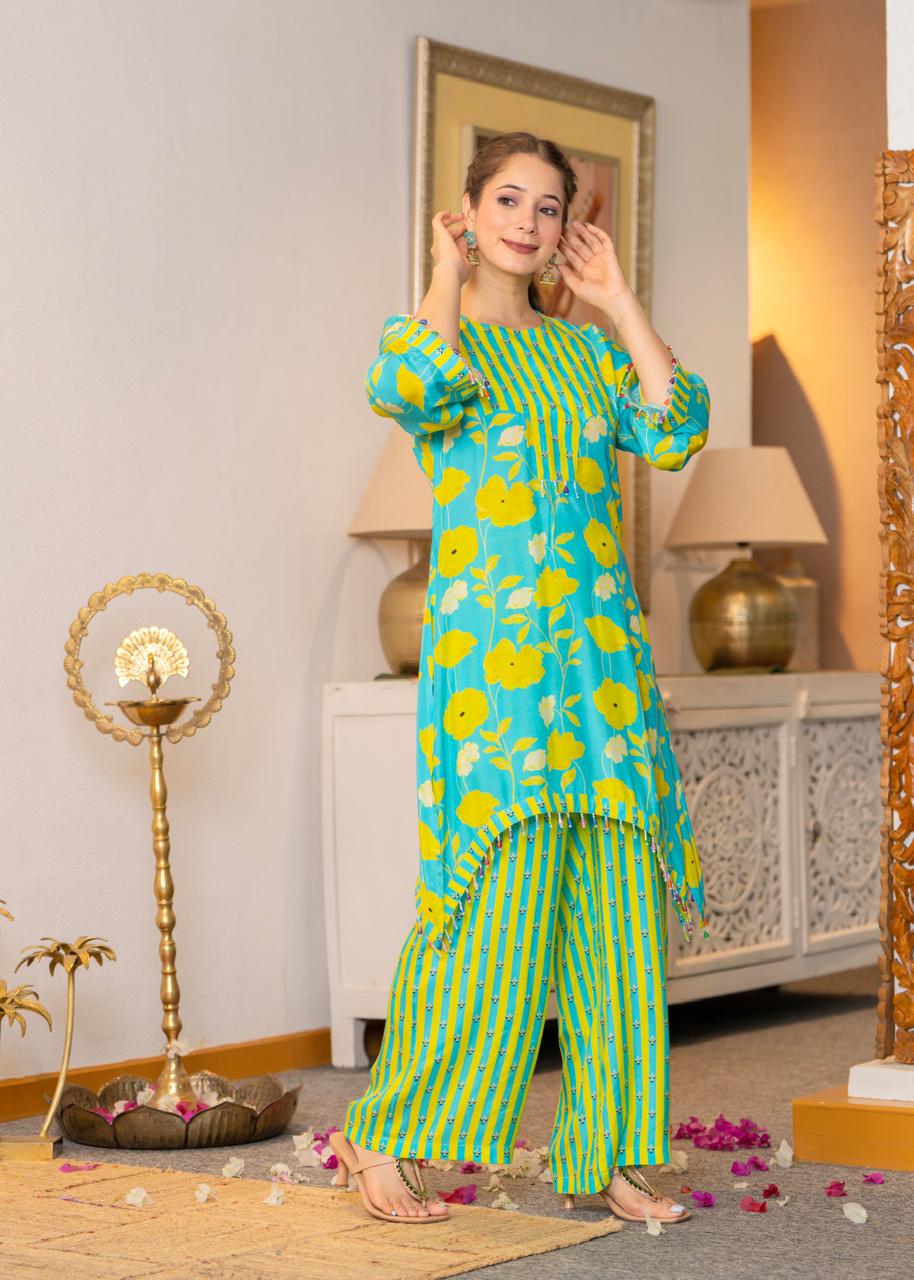 Jayti Kelly Muslin co-ord Set - Image 13