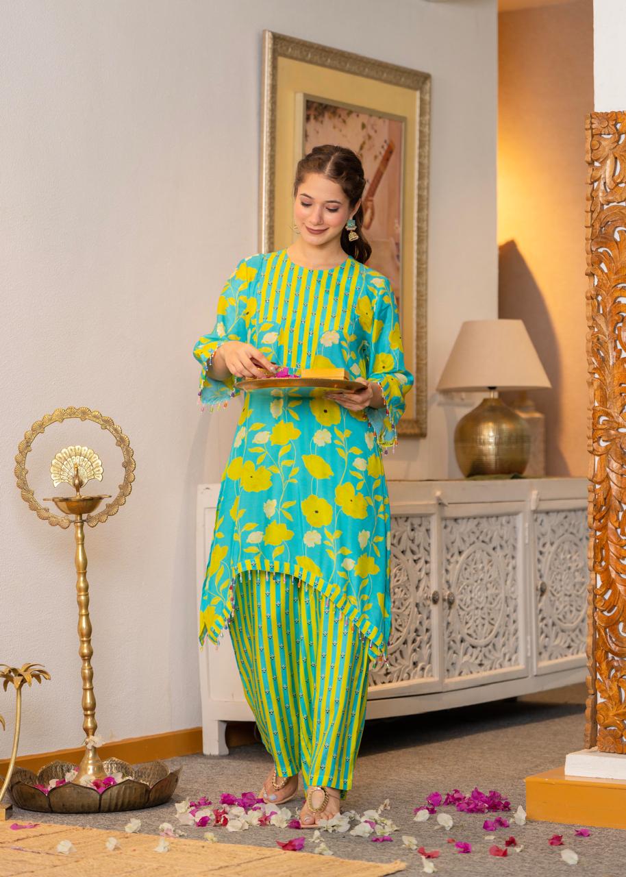 Jayti Kelly Muslin co-ord Set - Image 4