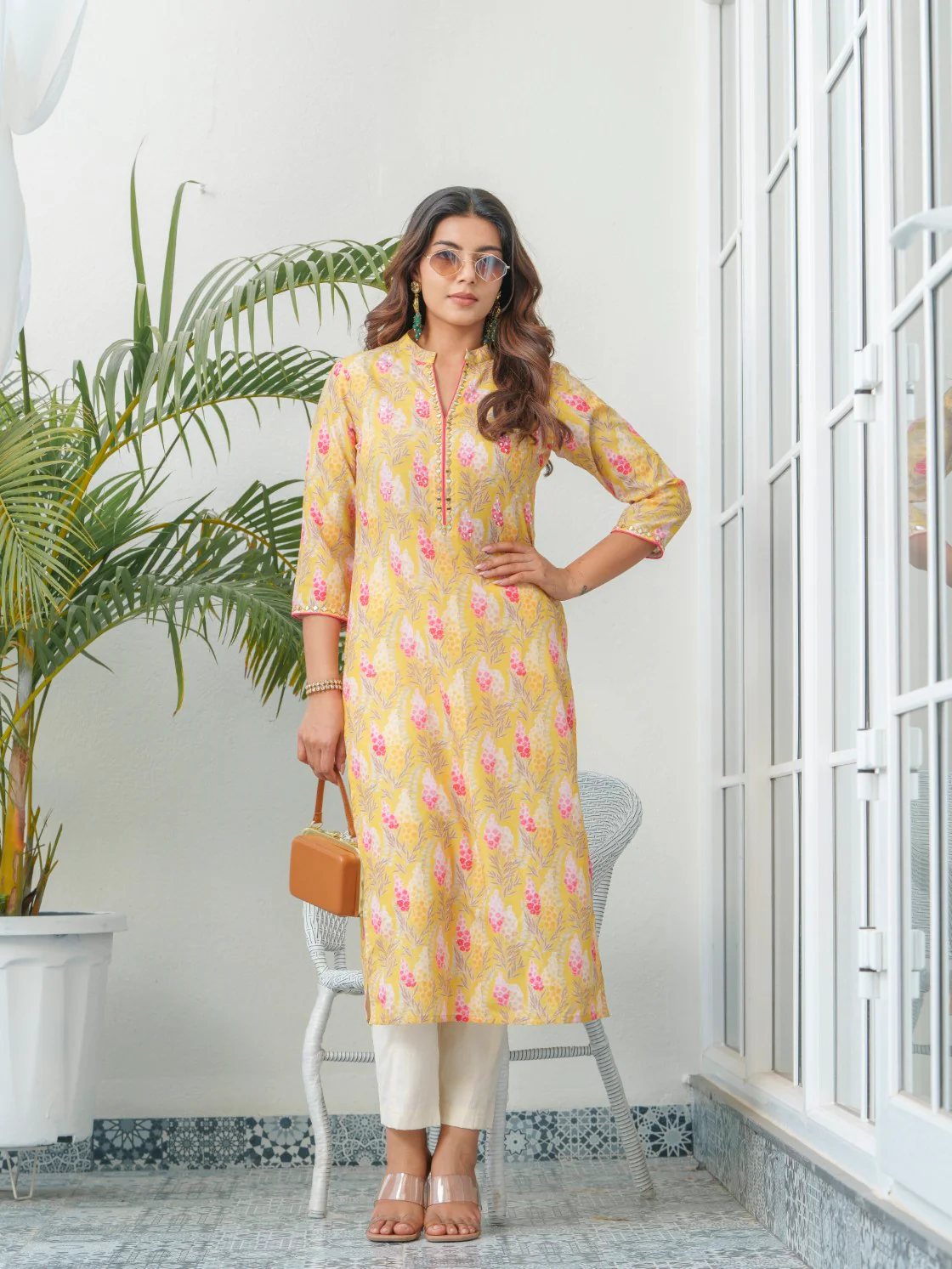 SAYESHA CORN PRINTED COTTON KURTI - Image 10