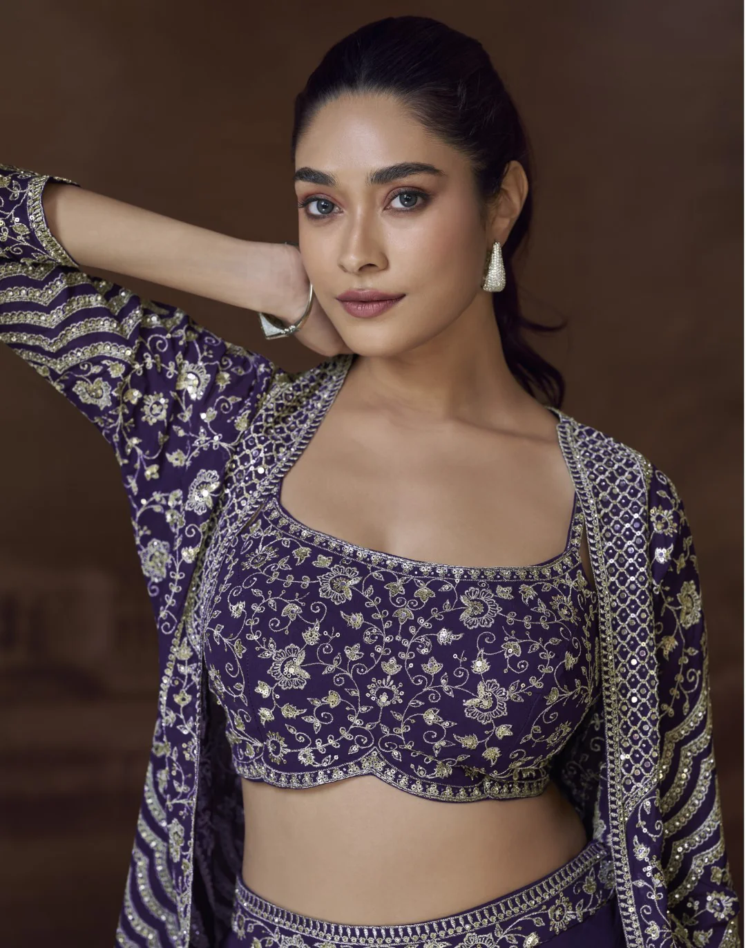 Amulya Thistle Fusion Work 3 pc set - Image 2