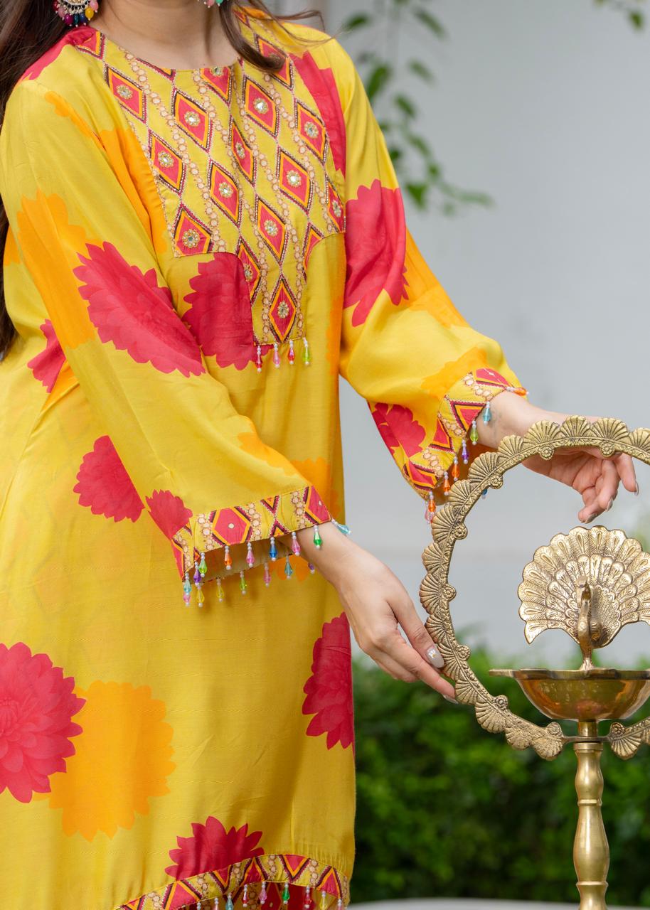 Jayti Sunshine Muslin co-ord Set - Image 6