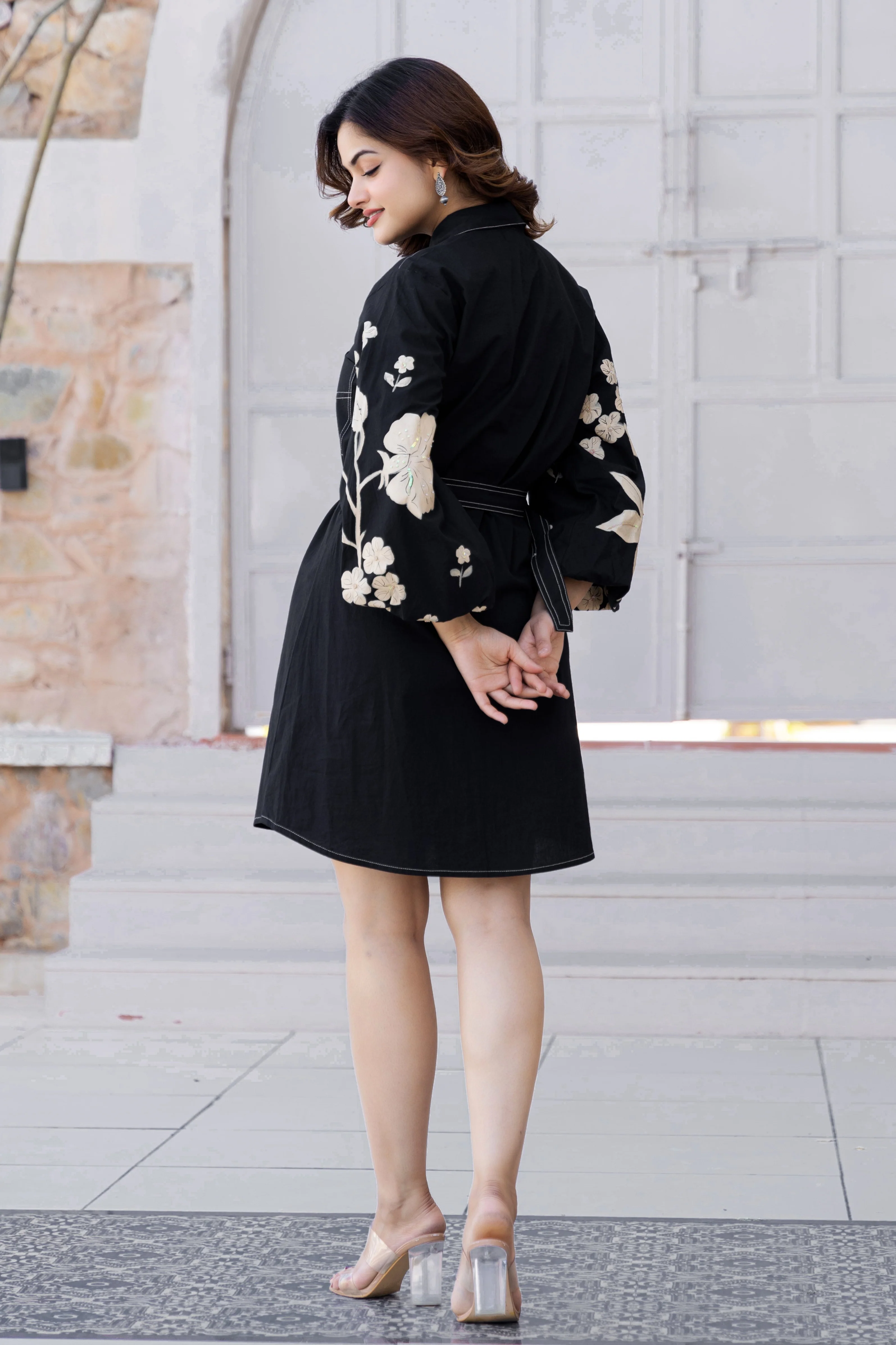 Akira Sapphire Cotton Dress - Image 3