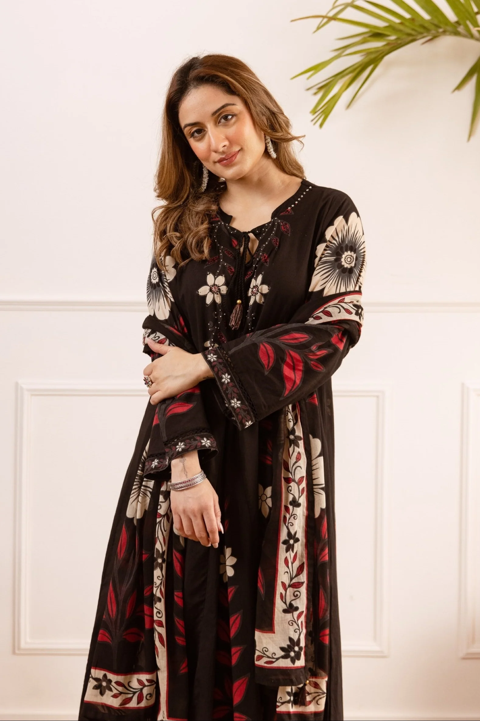 Karen Onyx cotton suit set - Image 4