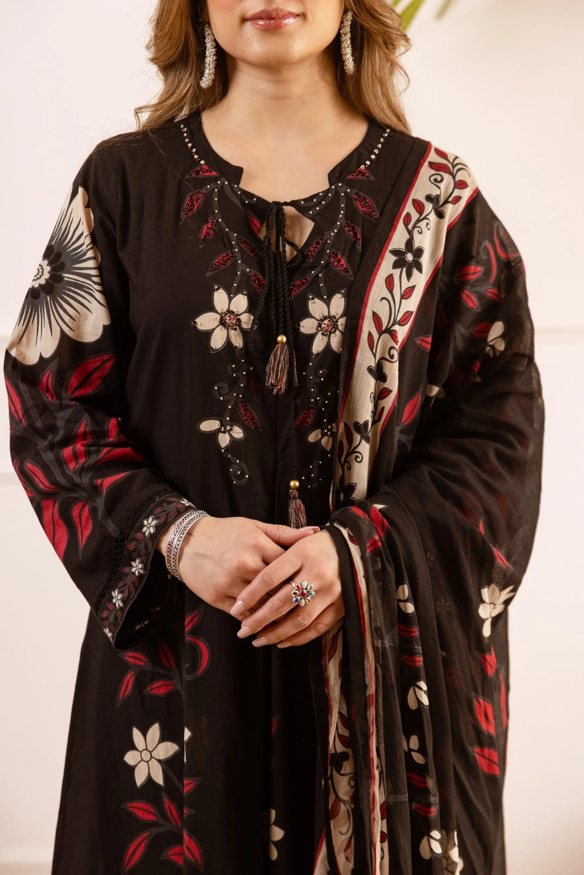 Karen Onyx cotton suit set - Image 7