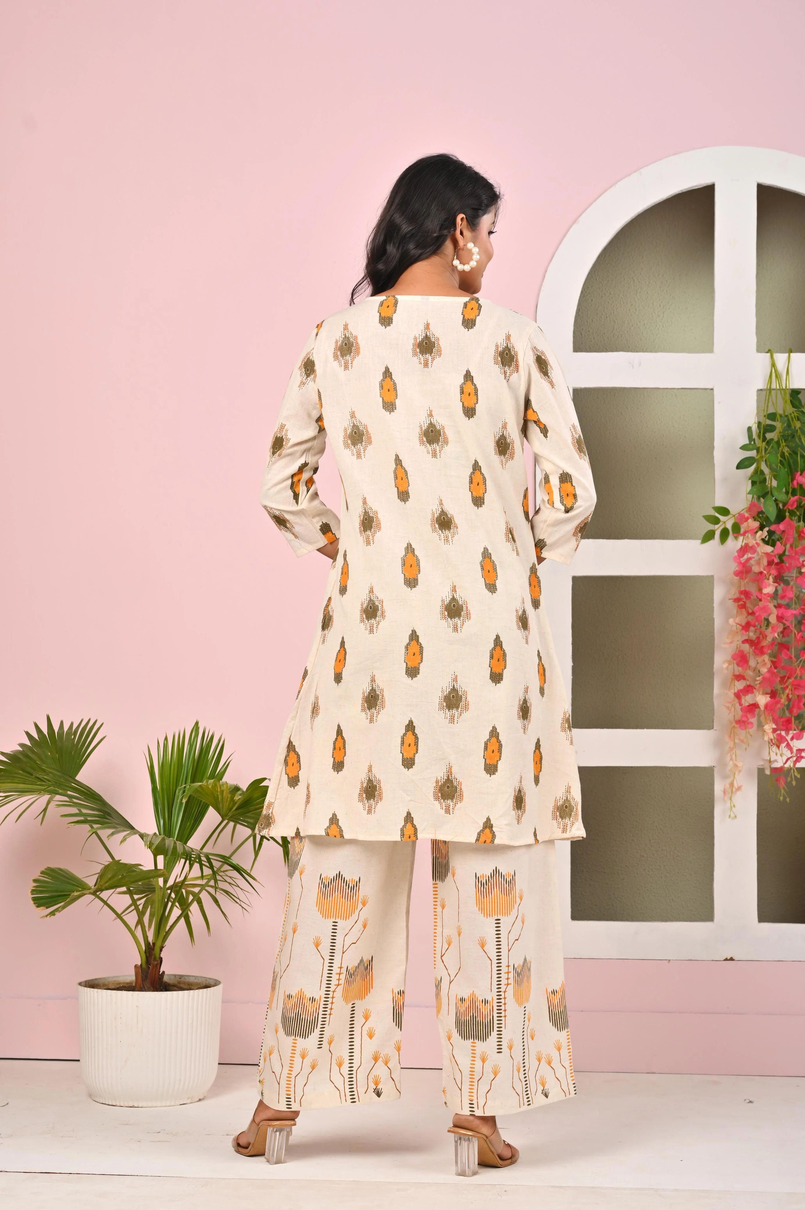 Wespa Kesari Cotton Printed Co-ord Set - Image 3