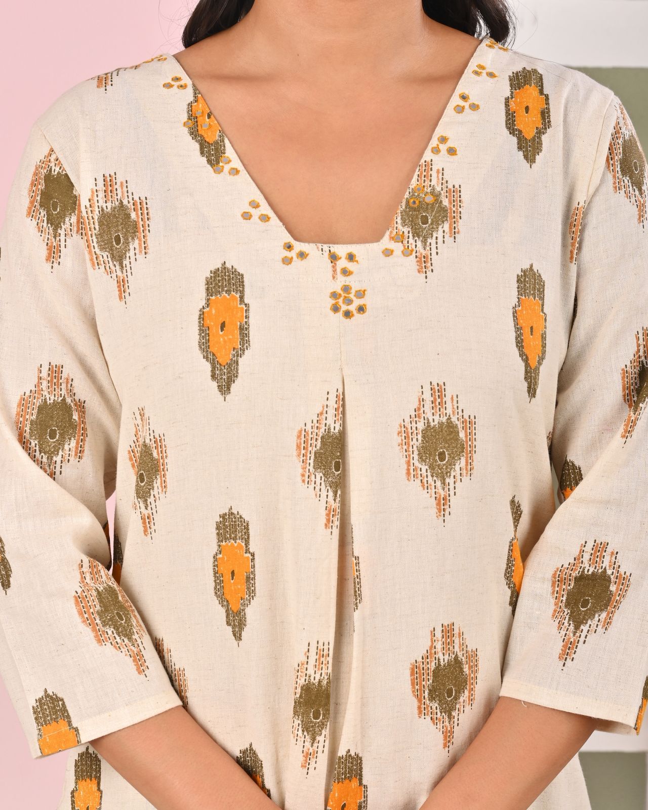 Wespa Kesari Cotton Printed Co-ord Set - Image 4
