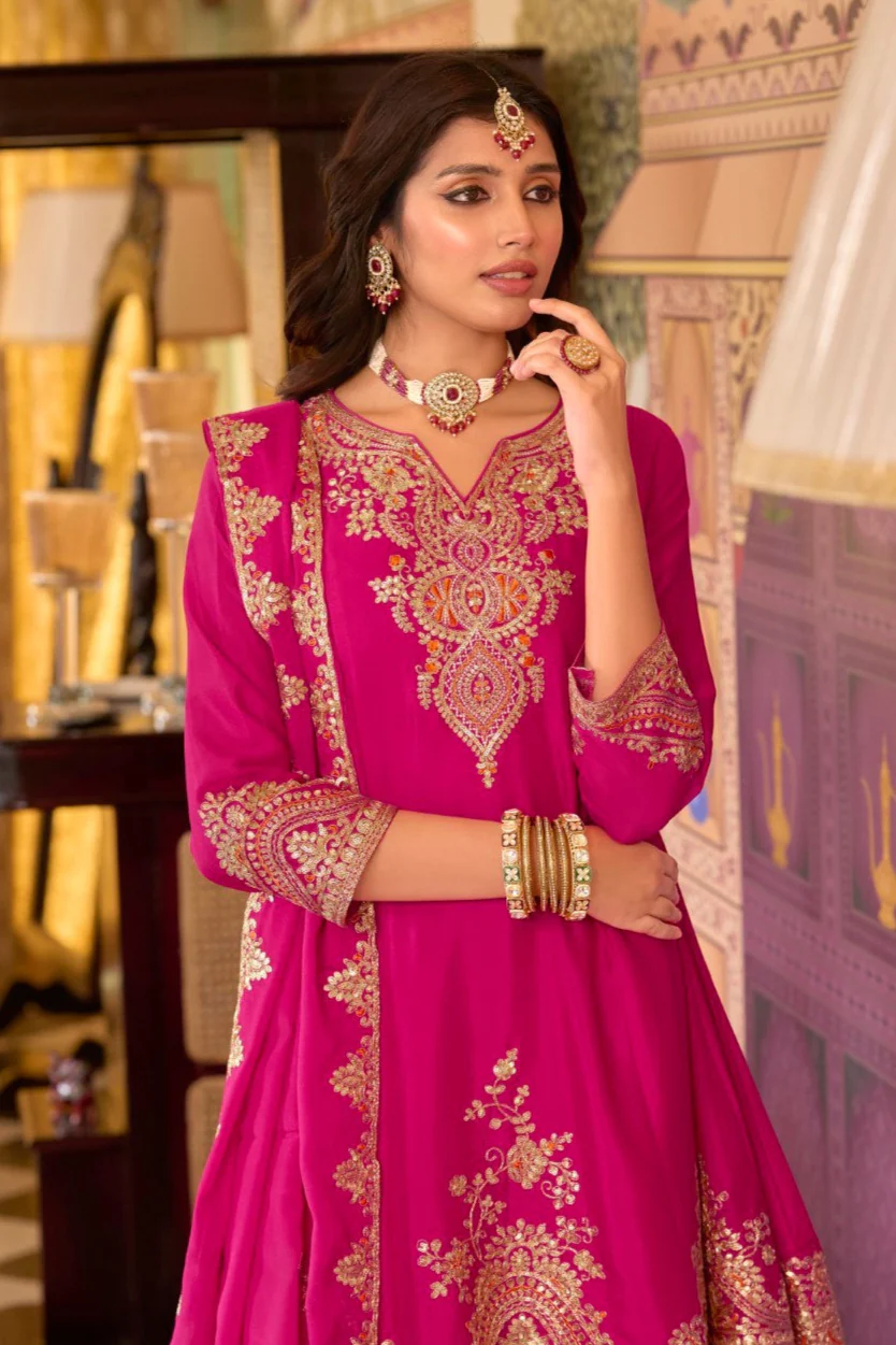 Rangrit Rani full work gharara set - Image 2
