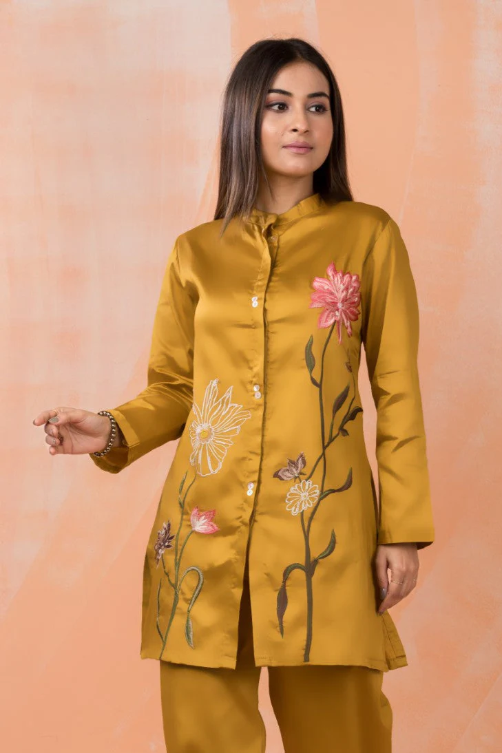 Sabhya Marigold Embroidery Co-ord Set - Image 2
