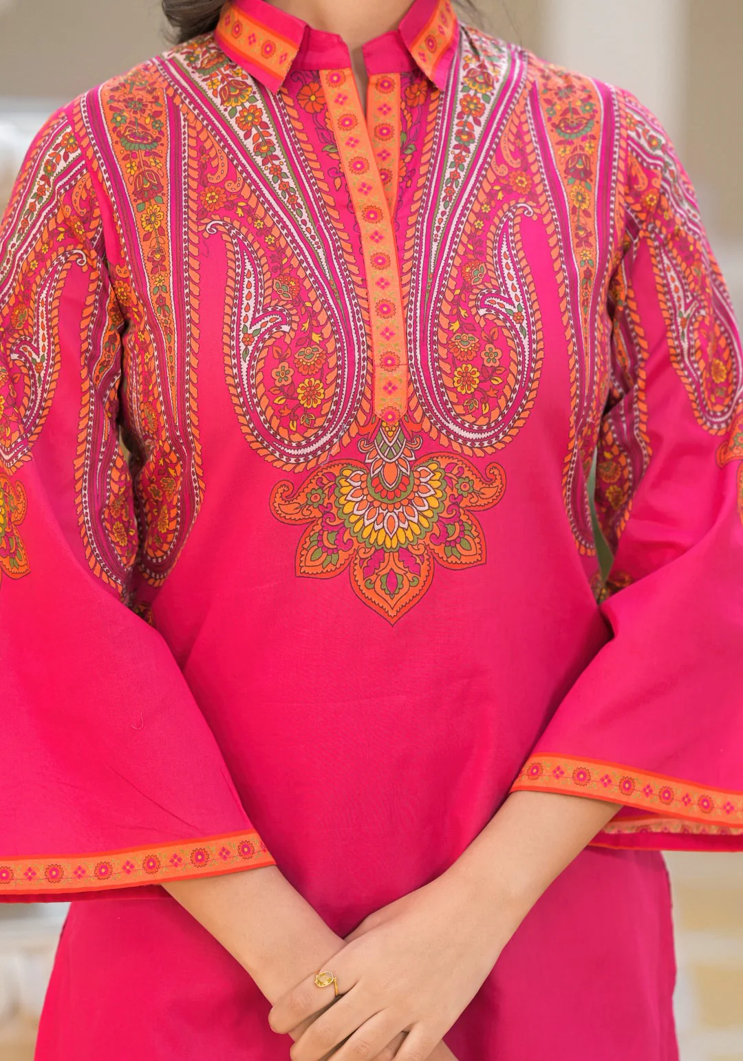 Bhakti Flamingo Cotton Co-ord Set - Image 10